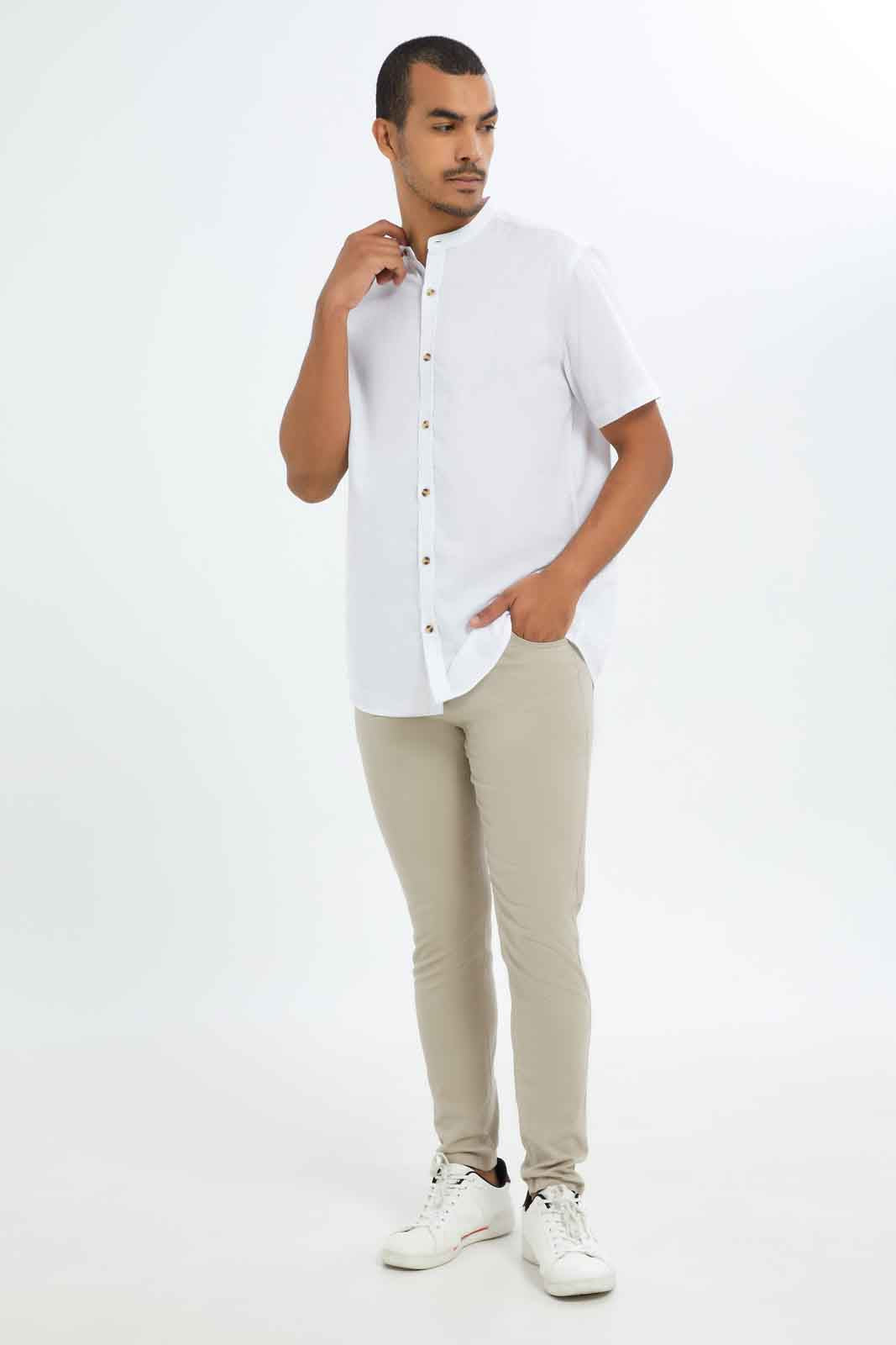 Redtag-Men-Beige-Slim-Fit-5-Pocket-Trouser-Category:Trousers,-Colour:Beige,-Deals:New-In,-Dept:Menswear,-Filter:Men's-Clothing,-Men-Trousers,-New-In-Men-APL,-Non-Sale,-S23A,-Section:Men,-TBL-Men's-