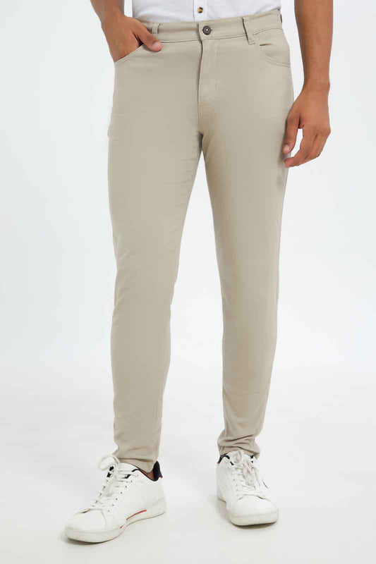Redtag-Men-Beige-Slim-Fit-5-Pocket-Trouser-Category:Trousers,-Colour:Beige,-Deals:New-In,-Dept:Menswear,-Filter:Men's-Clothing,-Men-Trousers,-New-In-Men-APL,-Non-Sale,-S23A,-Section:Men,-TBL-Men's-