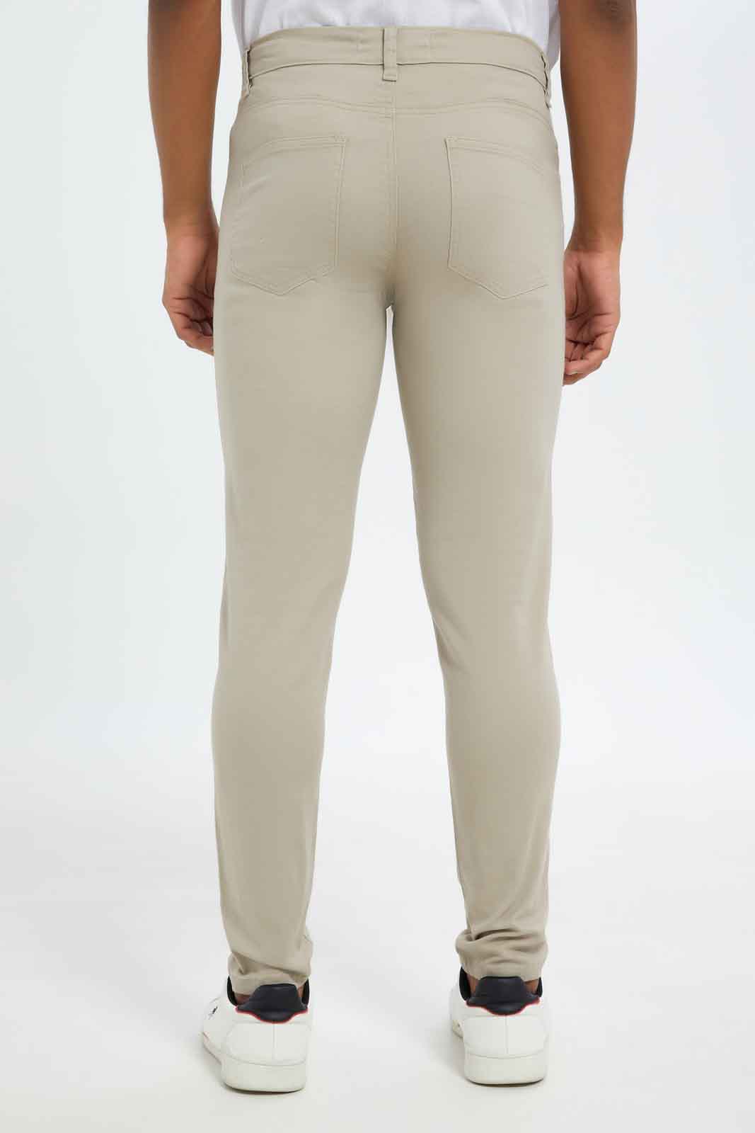 Redtag-Men-Beige-Slim-Fit-5-Pocket-Trouser-Category:Trousers,-Colour:Beige,-Deals:New-In,-Dept:Menswear,-Filter:Men's-Clothing,-Men-Trousers,-New-In-Men-APL,-Non-Sale,-S23A,-Section:Men,-TBL-Men's-