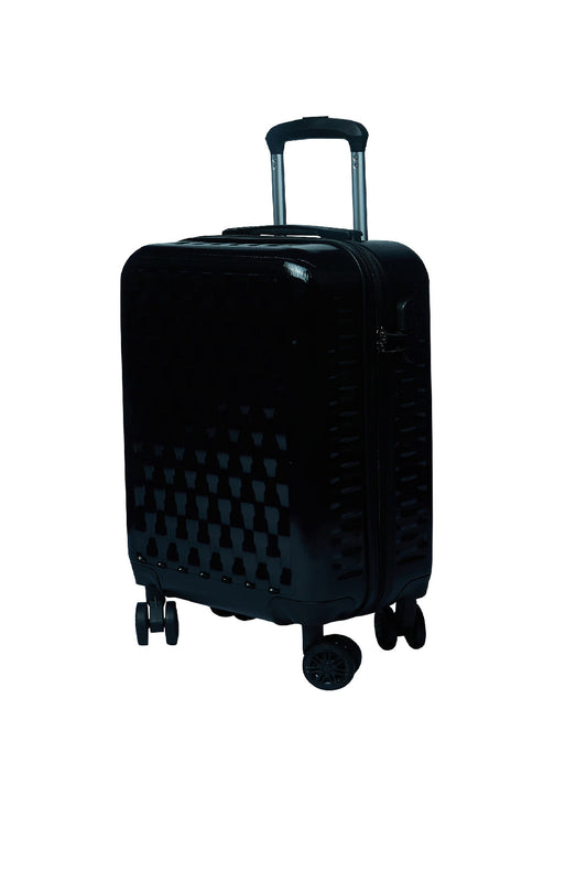 Redtag-Black-Luggage-Trolley-20"-Category:Luggage-Trolleys,-Colour:Black,-Dept:Home,-Filter:Travel-Accessories,-LUG-Luggage-Trolleys,-New-In,-New-In-LUG-ACC,-Non-Sale,-S23A,-Section:Homewares-Travel-Accessories-