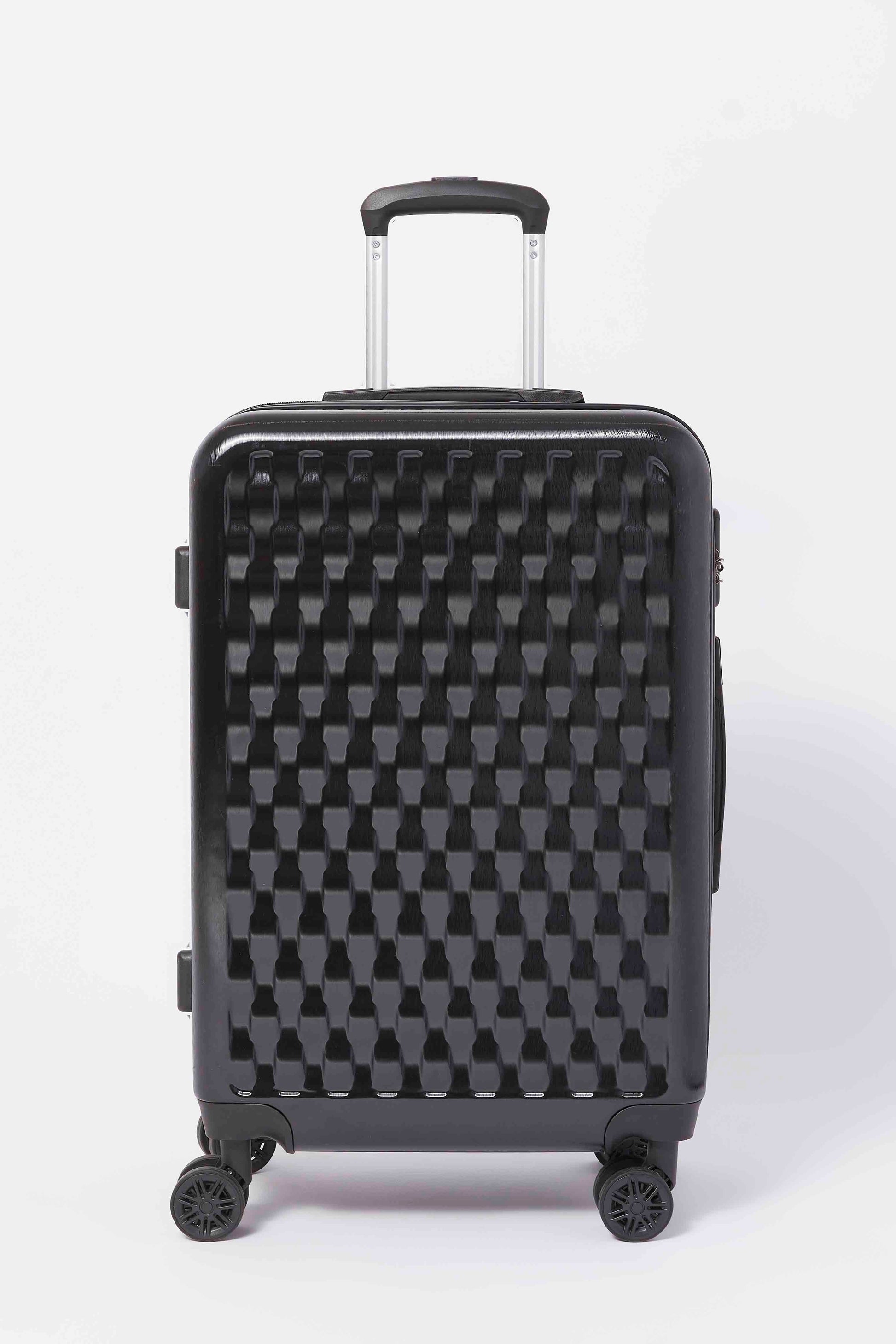 Redtag-Black-Luggage-Trolley-24"-Category:Luggage-Trolleys,-Colour:Black,-Dept:Home,-Filter:Travel-Accessories,-LUG-Luggage-Trolleys,-New-In,-New-In-LUG-ACC,-Non-Sale,-S23A,-Section:Homewares-Travel-Accessories-