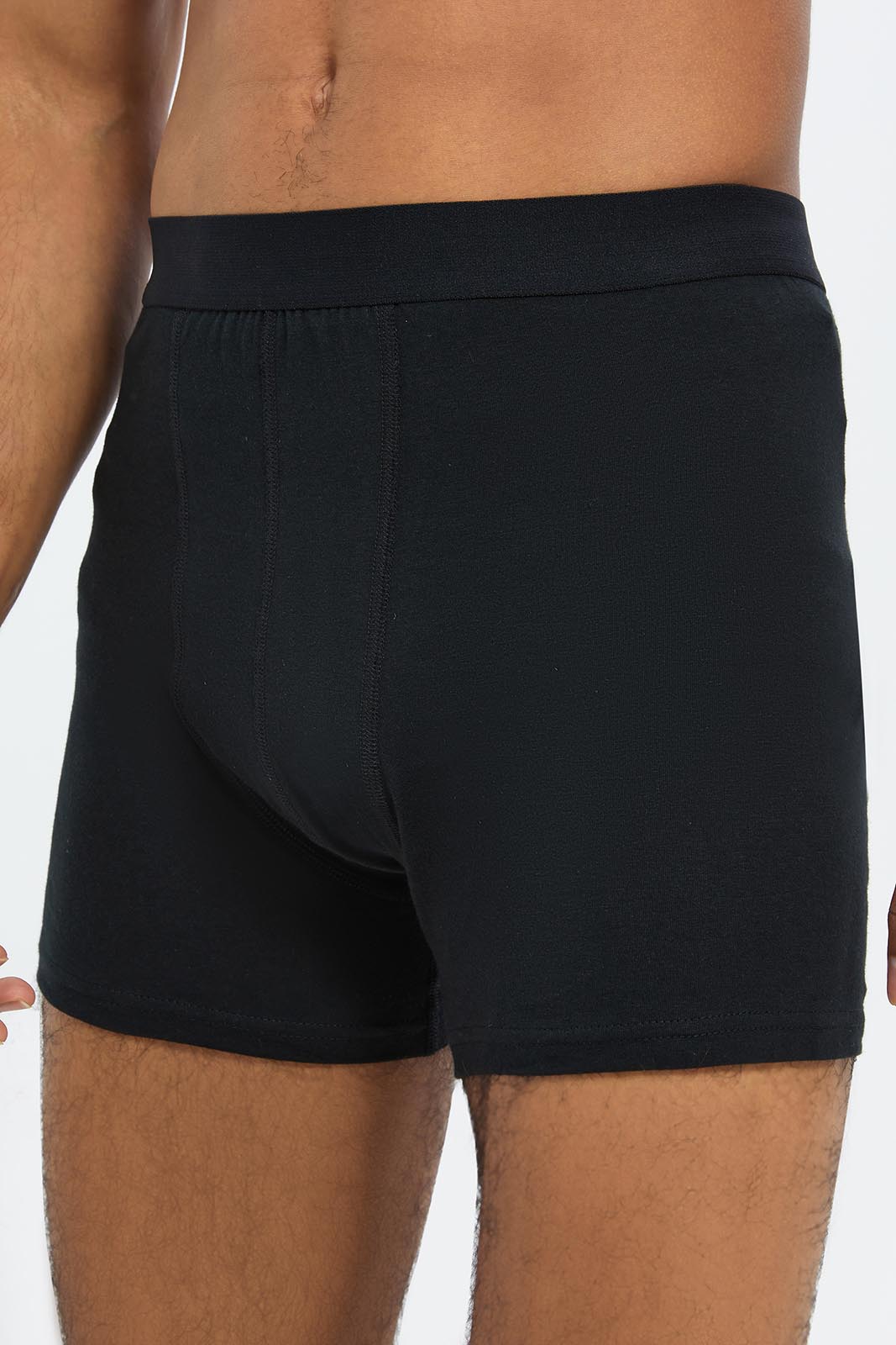Men Black Hipster Brief Set (Pack of 2)