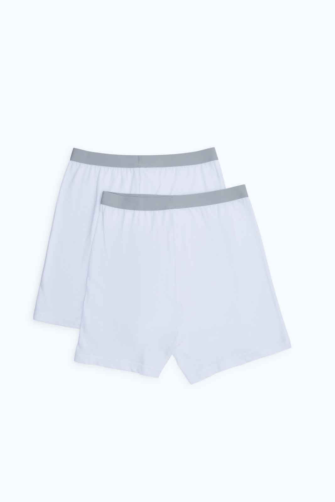 Redtag-Men-White-2-Pack-Loose-Knit-Boxer-365,-Category:Briefs,-Colour:White,-Deals:New-In,-Dept:Menswear,-Filter:Men's-Clothing,-Men-Briefs,-New-In-Men-APL,-Non-Sale,-Section:Men-Men's-