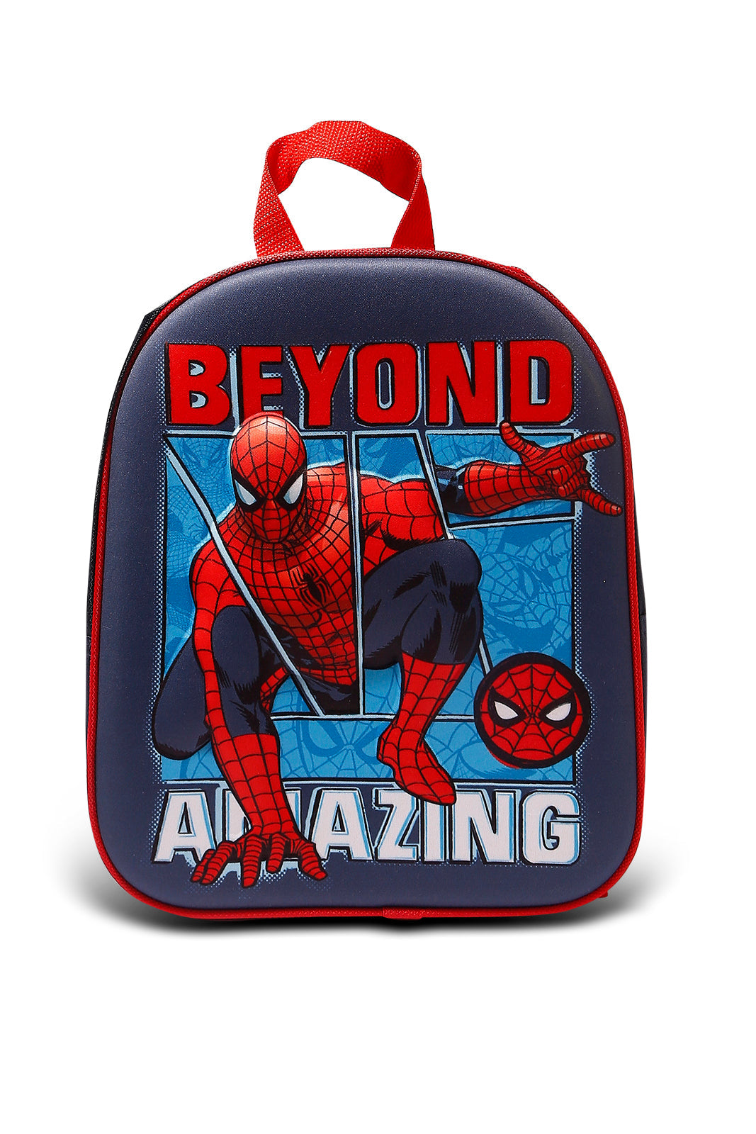 Redtag-Multi-Colour-Spiderman-3D-Backpack-BOY-Bags,-Category:Bags,-CHR,-Colour:Assorted,-Dept:Boys,-Filter:Boys-Accessories,-New-In,-New-In-BOY-ACC,-Non-Sale,-S23A,-Section:Boys-(0-to-14Yrs)-Boys-