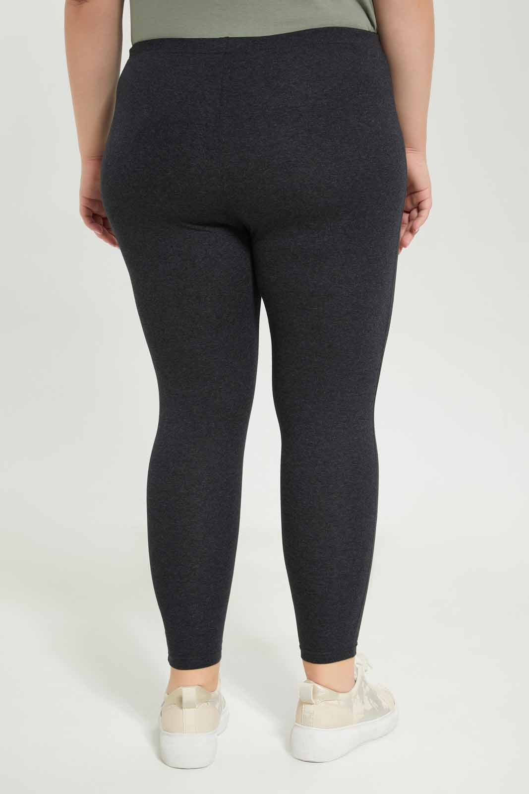 Redtag-Women-Charcoal-Basic-Leging-Category:Leggings,-Colour:Charcoal,-Deals:New-In,-Dept:Ladieswear,-Filter:Plus-Size,-LDP-Leggings,-New-In-LDP-APL,-Non-Sale,-S23A,-Section:Women,-TBL-Women's-