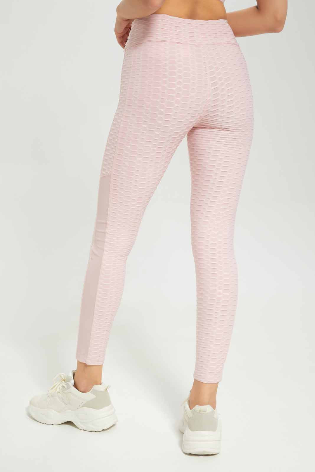 Redtag-Women-Pink-Jacquard-Active-Pant-Category:Joggers,-Colour:Apricot,-Deals:New-In,-Dept:Ladieswear,-Filter:Women's-Clothing,-New-In-Women-APL,-Non-Sale,-S23A,-Section:Women,-Women-Joggers-Women's-
