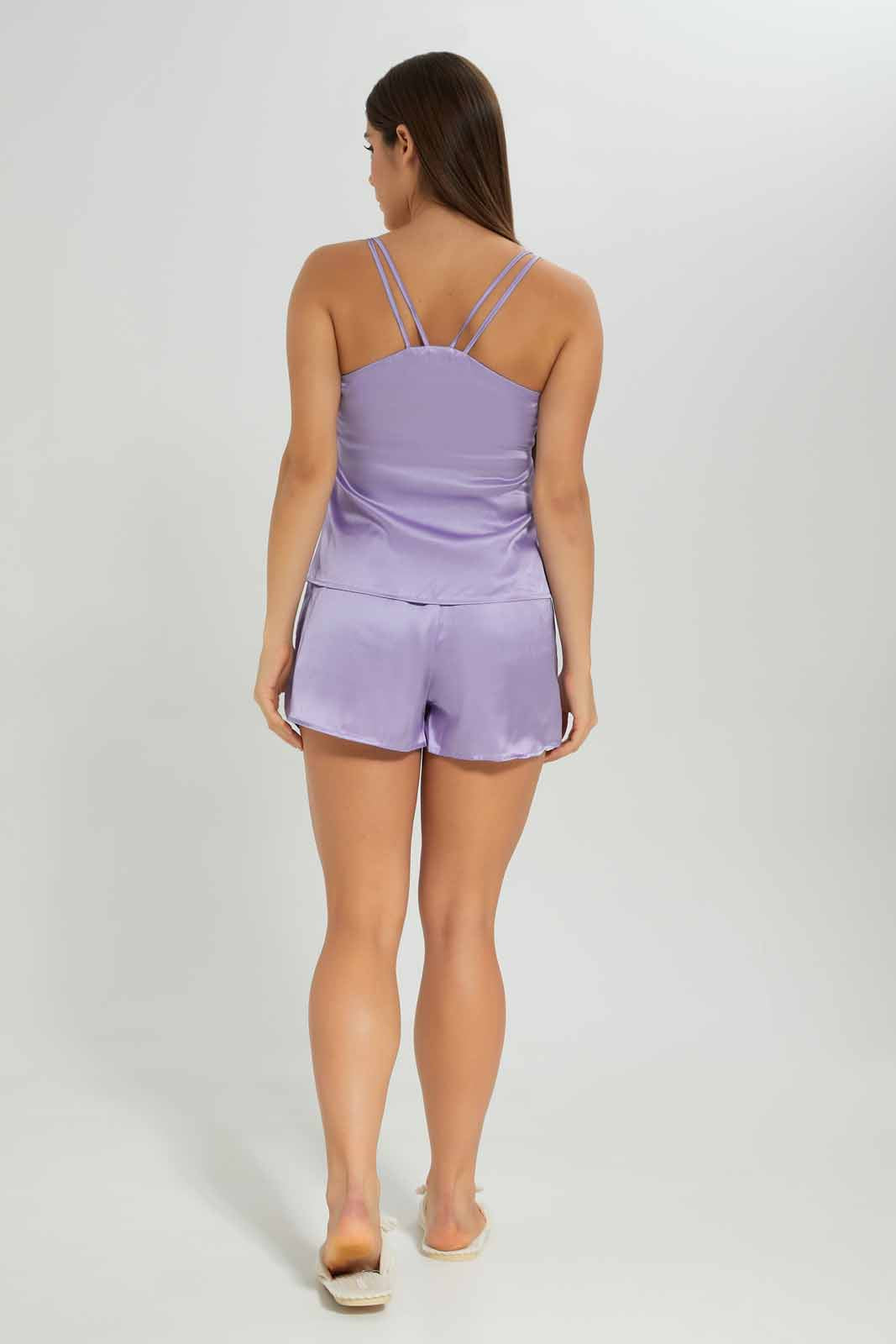 Redtag-Women-Lavender-Color-Cami--Set-Category:Cami-Sets,-Colour:Lavender,-Deals:New-In,-Dept:Ladieswear,-Filter:Women's-Clothing,-New-In-Women-APL,-Non-Sale,-S23A,-Section:Women,-Women-Cami-Sets--