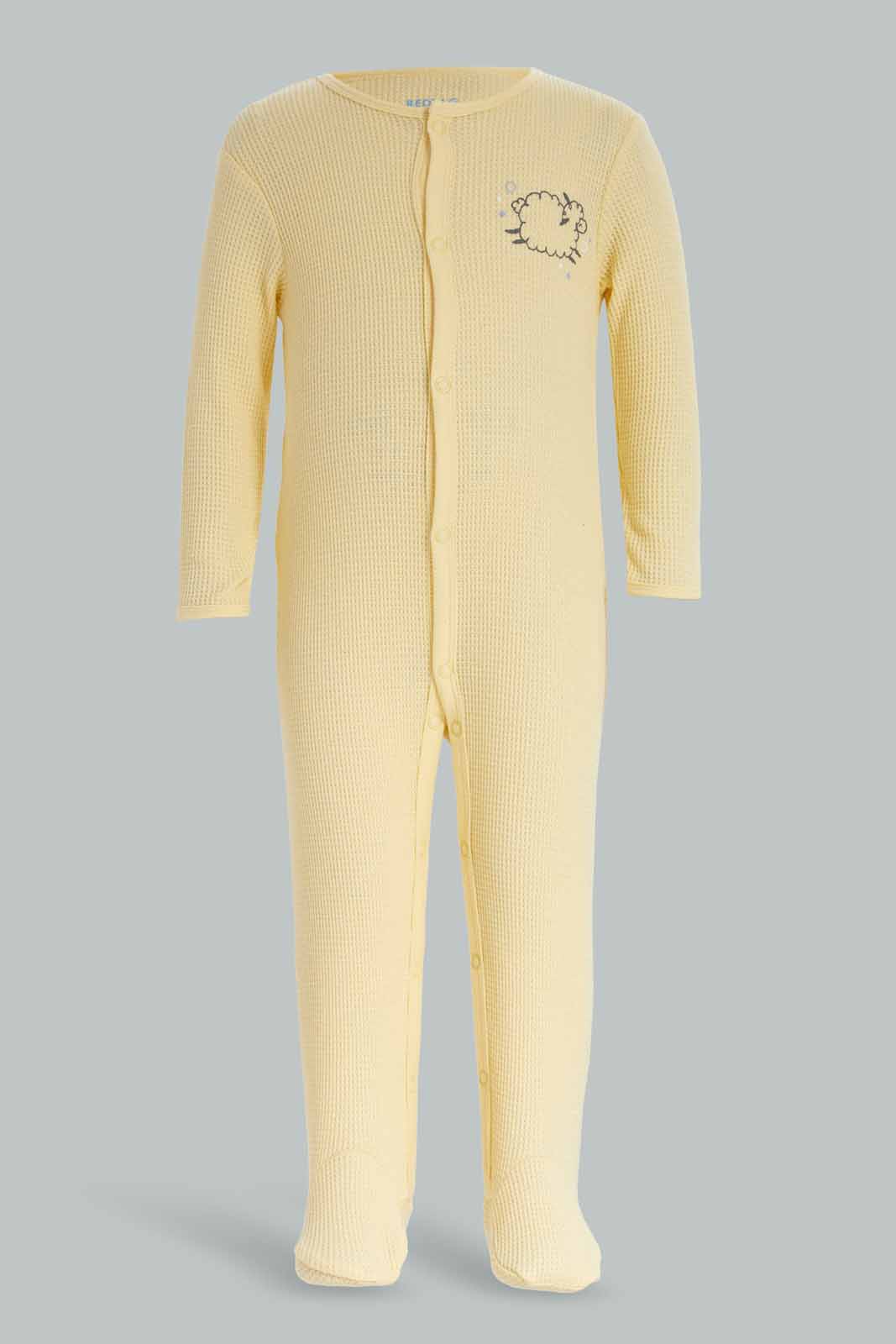 Redtag-Assorted-2Pc-Novelty-Sheep-Sleepsuit-Boy-Category:Sleepsuits,-Colour:Apricot,-Deals:New-In,-Dept:New-Born,-Filter:Baby-(0-to-12-Mths),-NBF-Sleepsuits,-New-In-NBF-APL,-Non-Sale,-S23A,-Section:Boys-(0-to-14Yrs)-Baby-