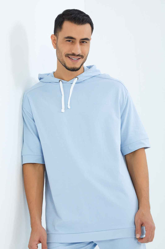 Redtag-Men-Blue-Hooded-Lounge-Shirt-Category:Sweatshirts,-Colour:Blue,-Deals:2-FOR-89,-Deals:New-In,-Dept:Menswear,-Filter:Men's-Clothing,-Men-Sweatshirts,-New-In-Men-APL,-Non-Sale,-S23A,-Section:Men--