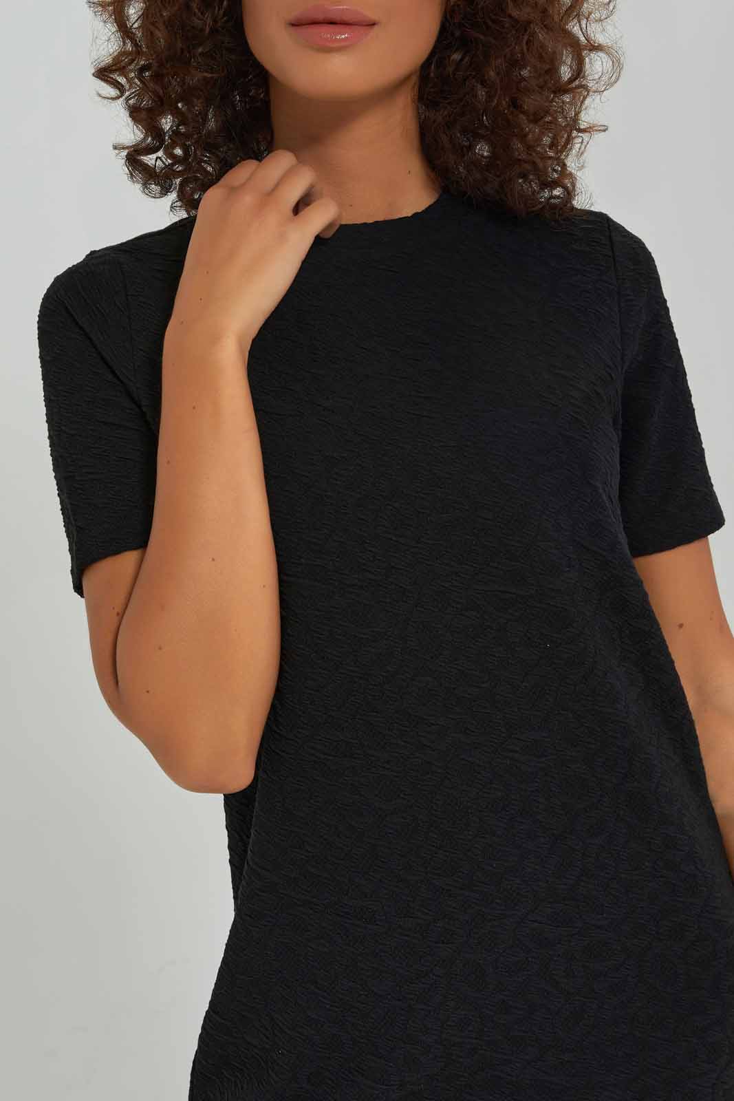 Redtag-Women-Ruched-Side-Maxi-Dress-Category:Dresses,-Colour:Black,-Deals:New-In,-Dept:Ladieswear,-Filter:Women's-Clothing,-New-In-Women-APL,-Non-Sale,-S23A,-Section:Women,-Women-Dresses-Women's-