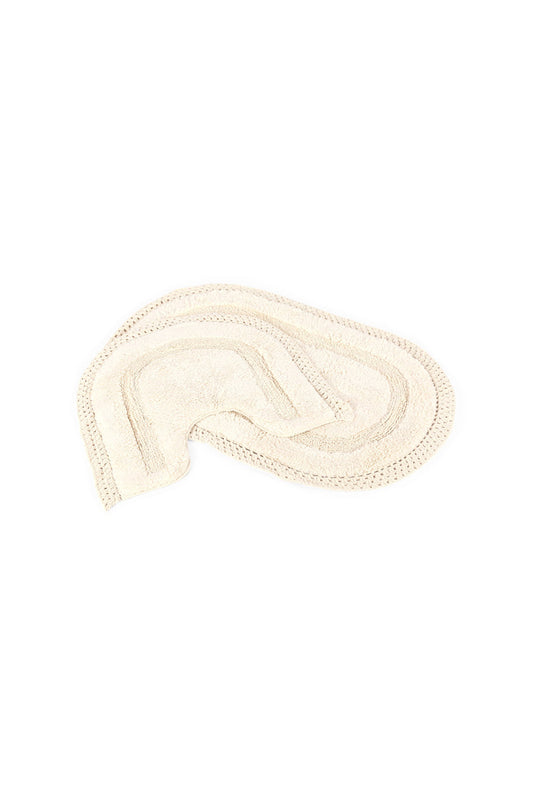 Redtag-Off-White-Bathmat-(2-Piece)-Category:Bathmats,-Colour:Cream,-Deals:New-In,-Dept:Home,-Filter:Home-Bathroom,-HMW-BAC-Bath-Accessories,-New-In-HMW-BAC,-Non-Sale,-S23A,-Section:Homewares-Home-Bathroom-