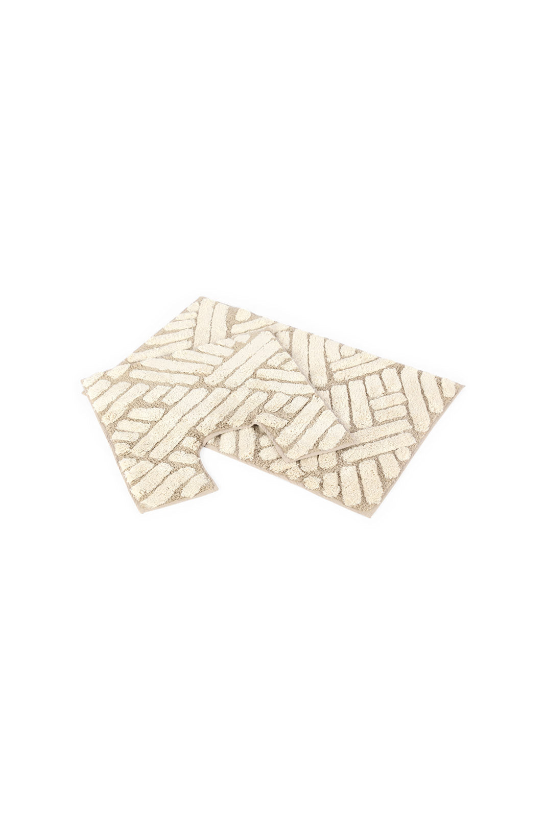 Redtag-Beige-Bathmat-(2-Piece)-Category:Bathmats,-Colour:Beige,-Deals:New-In,-Dept:Home,-Filter:Home-Bathroom,-HMW-BAC-Bath-Accessories,-New-In-HMW-BAC,-Non-Sale,-S23A,-Section:Homewares-Home-Bathroom-