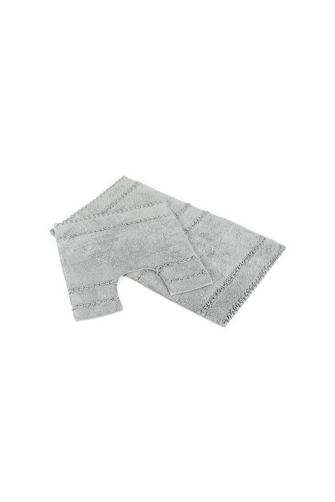 Redtag-Grey-Bathmat-(2-Piece)-Category:Bathmats,-Colour:Grey,-Deals:New-In,-Dept:Home,-Filter:Home-Bathroom,-HMW-BAC-Bath-Accessories,-New-In-HMW-BAC,-Non-Sale,-S23A,-Section:Homewares-Home-Bathroom-