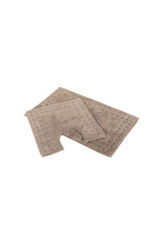 Redtag-Taupe-Bathmat-(2-Piece)-Category:Bathmats,-Colour:Taupe,-Deals:New-In,-Dept:Home,-Filter:Home-Bathroom,-HMW-BAC-Bath-Accessories,-New-In-HMW-BAC,-Non-Sale,-S23A,-Section:Homewares-Home-Bathroom-