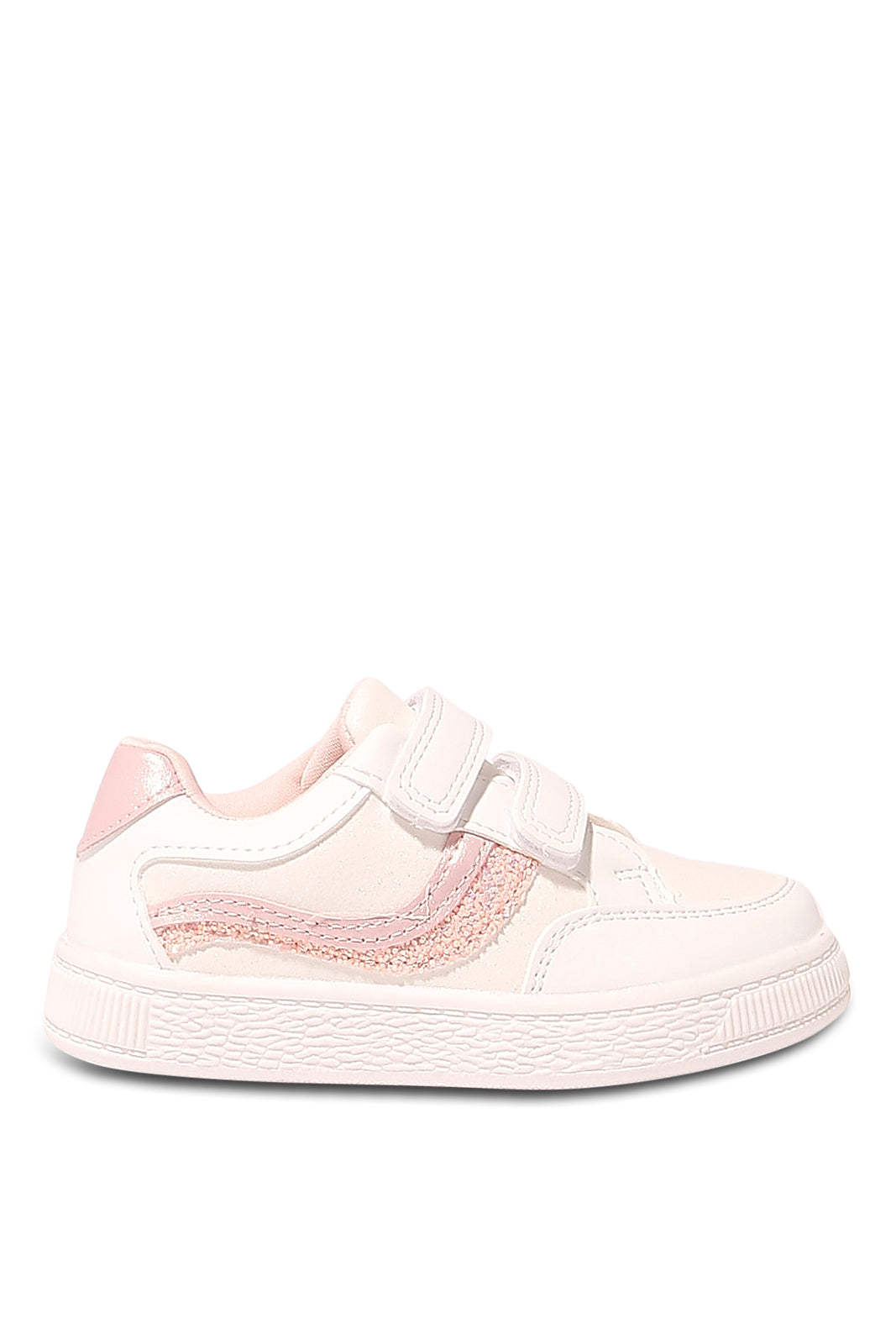Redtag-White-Sneaker-Category:Shoes,-Colour:White,-Deals:New-In,-Filter:Girls-Footwear-(1-to-3-Yrs),-ING-Shoes,-N/A,-New-In-ING-FOO,-Non-Sale,-S23A,-Section:Girls-(0-to-14Yrs)-Infant-Girls-1 to 3 Years