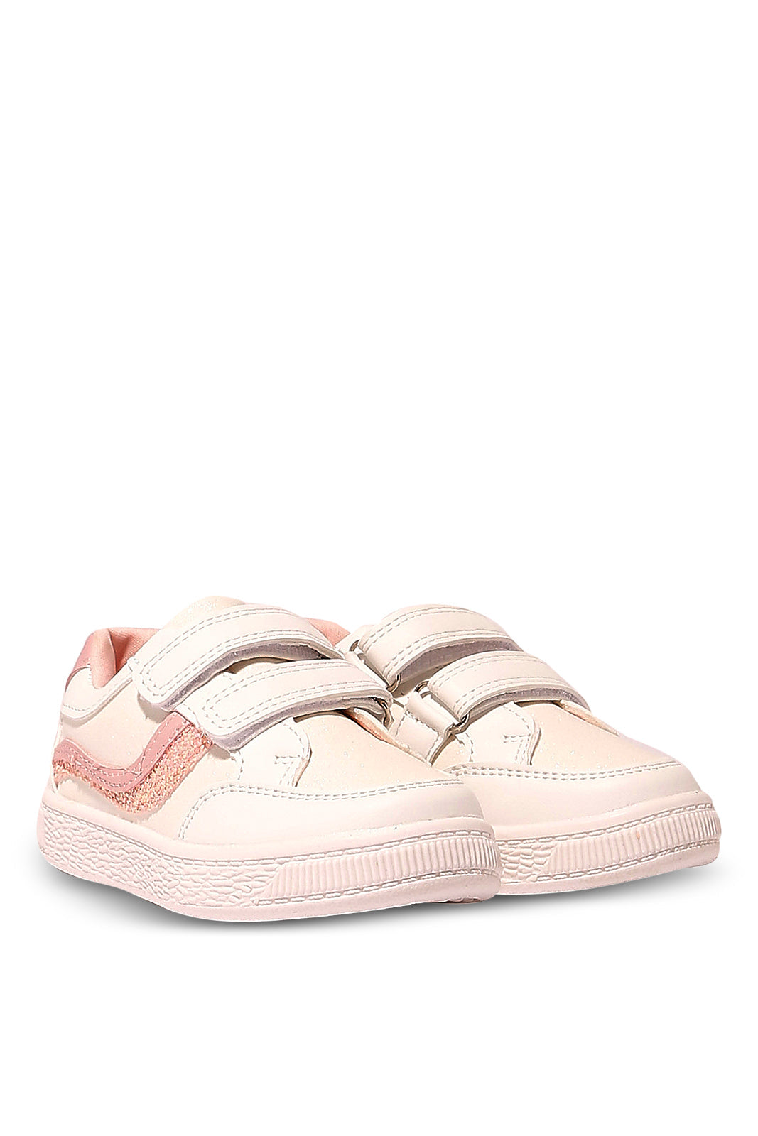 Redtag-White-Sneaker-Category:Shoes,-Colour:White,-Deals:New-In,-Filter:Girls-Footwear-(1-to-3-Yrs),-ING-Shoes,-N/A,-New-In-ING-FOO,-Non-Sale,-S23A,-Section:Girls-(0-to-14Yrs)-Infant-Girls-1 to 3 Years