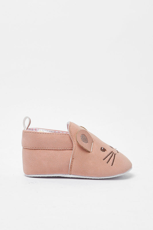 Redtag-Pink-Pram-Shoe-Category:Shoes,-Colour:Pink,-Deals:New-In,-Filter:Baby-Footwear-(0-to-18-Mths),-N/A,-NBF-Shoes,-New-In-NBF-FOO,-Non-Sale,-S23A,-Section:Boys-(0-to-14Yrs)-Baby-0 to 18 Months