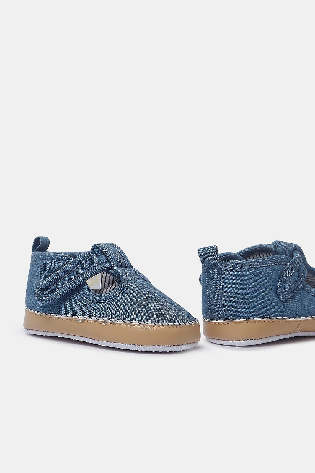 Redtag-baby-Blue-Pram-Shoes-Category:Shoes,-Colour:Blue,-Deals:2-FOR-37,-Deals:New-In,-Filter:Baby-Footwear-(0-to-18-Mths),-N/A,-NBF-Shoes,-New-In-NBF-FOO,-Non-Sale,-S23A,-Section:Boys-(0-to-14Yrs)-Baby-0 to 18 Months