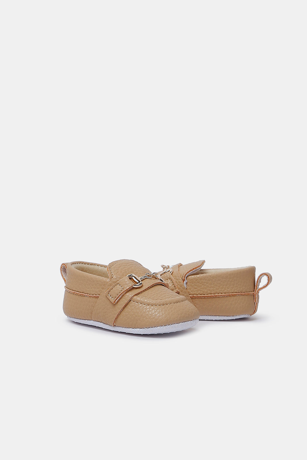 Redtag-Baby-Tan-Pram-Shoe-Category:Shoes,-Colour:Tan,-Deals:New-In,-Filter:Baby-Footwear-(0-to-18-Mths),-N/A,-NBF-Shoes,-New-In-NBF-FOO,-Non-Sale,-S23A,-Section:Boys-(0-to-14Yrs)-Baby-0 to 18 Months