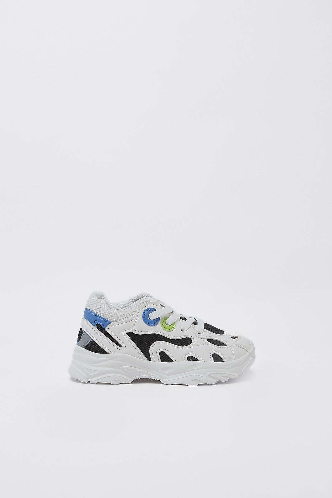 Redtag-Baby-Boys-White-Lace-Up-Trainer-BESTSELLER,-Category:Shoes,-Colour:White,-Deals:New-In,-Filter:Boys-Footwear-(1-to-3-Yrs),-INB-Sandals,-N/A,-New-In-INB-FOO,-Non-Sale,-S23A,-Section:Boys-(0-to-14Yrs)-Infant-Boys-1 to 3 Years