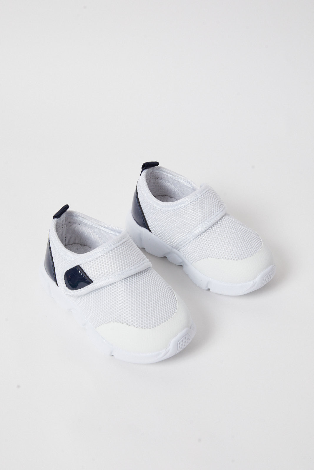 Redtag-White-Flyknit-Trainer-Category:Shoes,-Colour:White,-Deals:New-In,-Filter:Boys-Footwear-(1-to-3-Yrs),-INB-Sandals,-N/A,-New-In-INB-FOO,-Non-Sale,-S23B,-Section:Boys-(0-to-14Yrs)-Infant-Boys-1 to 3 Years