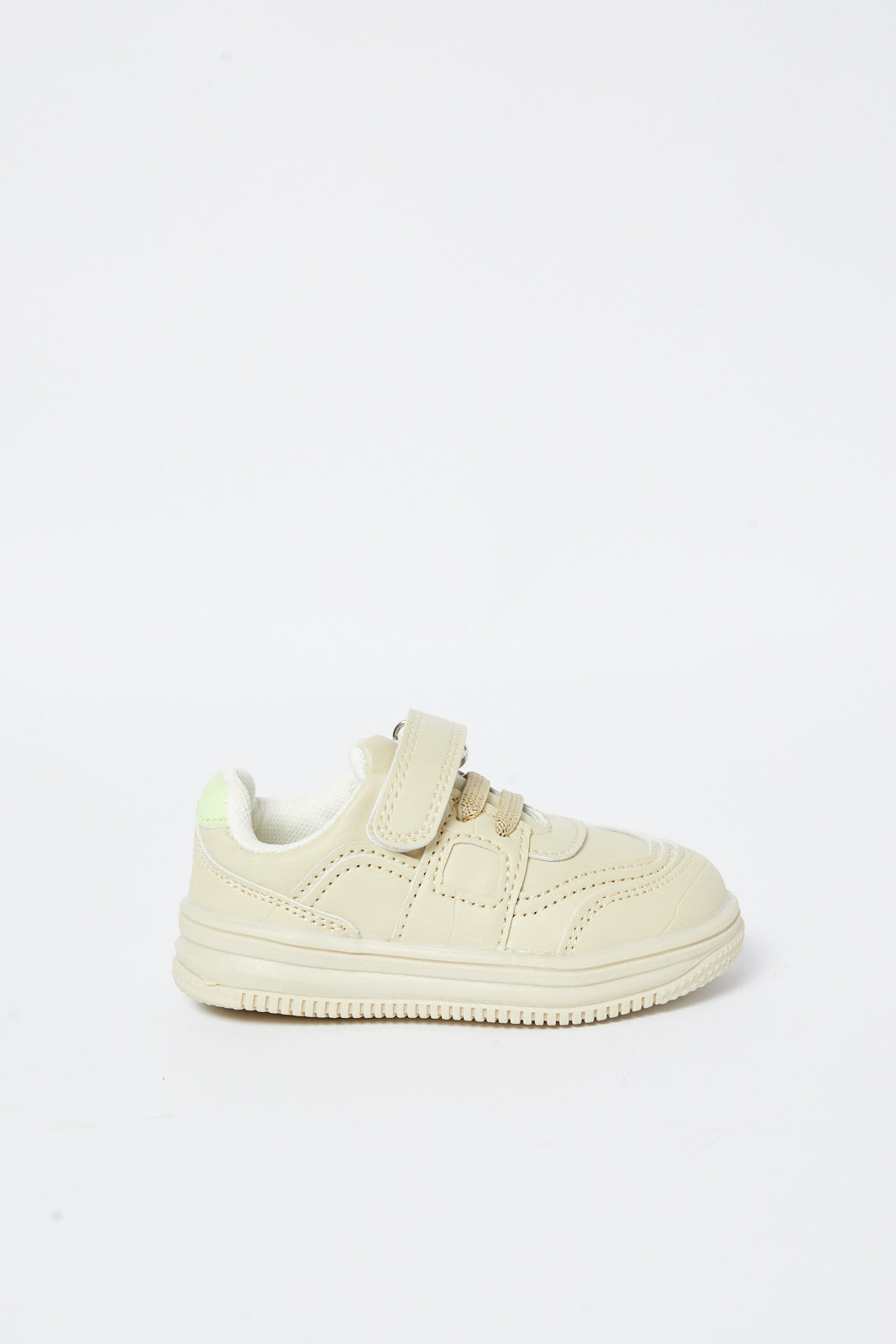 Redtag-Cream-Sneaker-Category:Shoes,-Colour:Cream,-Deals:New-In,-Filter:Boys-Footwear-(1-to-3-Yrs),-INB-Sandals,-N/A,-New-In-INB-FOO,-Non-Sale,-S23B,-Section:Boys-(0-to-14Yrs)-Infant-Boys-1 to 3 Years