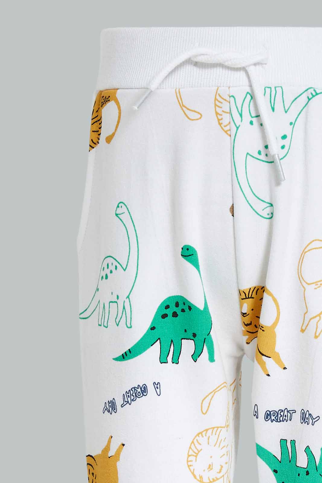 Redtag-Boys-White-Jungle-Safari-Aop-Knit-Joggers-Category:Joggers,-Colour:White,-Deals:New-In,-Dept:Boys,-Filter:Infant-Boys-(3-to-24-Mths),-INB-Joggers,-New-In-INB-APL,-Non-Sale,-S23A,-Section:Boys-(0-to-14Yrs)-Infant-Boys-3 to 24 Months