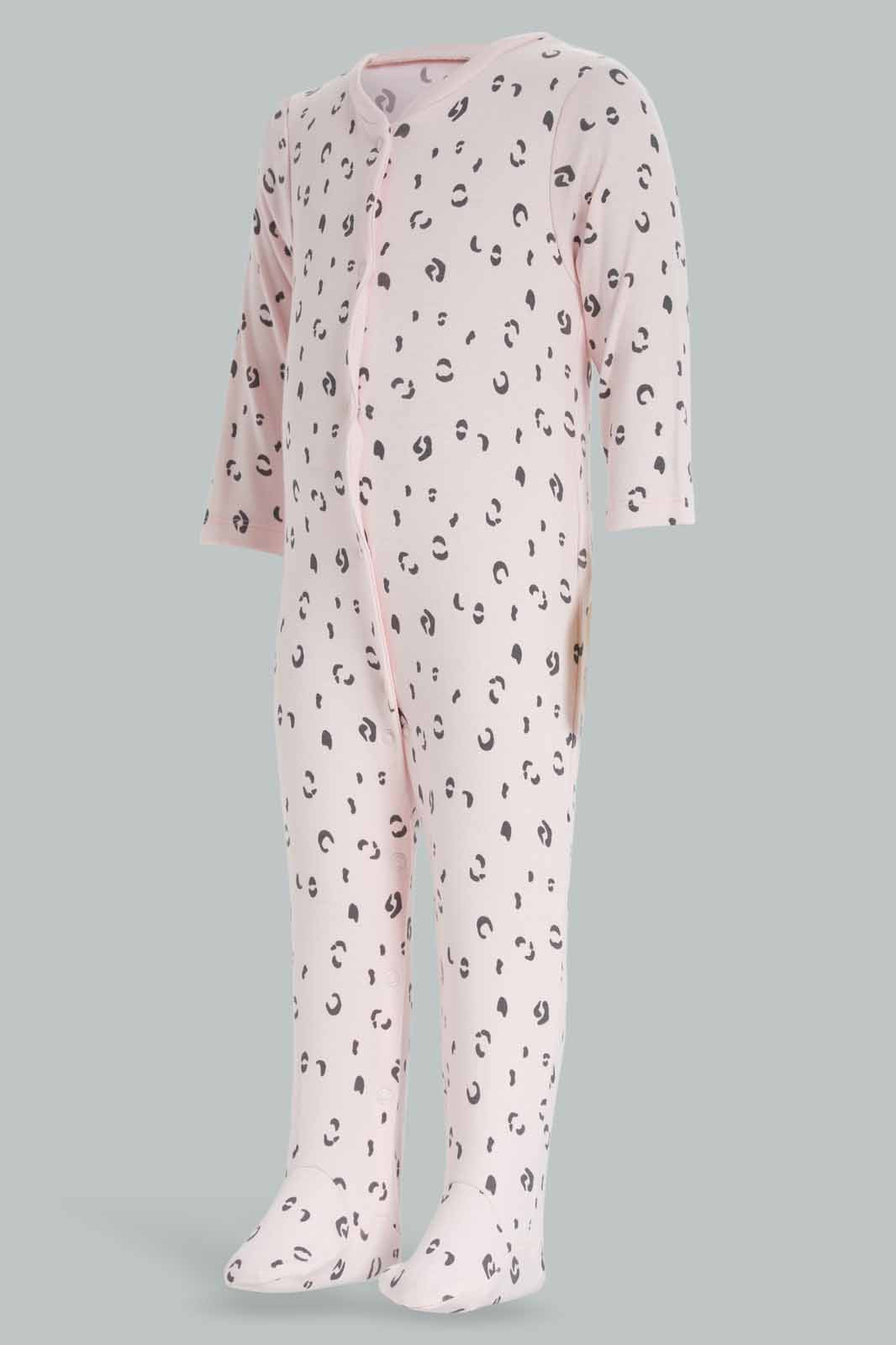 Redtag-3Pk-Sleepsuit-Leopard-Girl-Category:Sleepsuits,-Colour:Apricot,-Deals:New-In,-Dept:New-Born,-Filter:Baby-(0-to-12-Mths),-NBF-Sleepsuits,-New-In-NBF-APL,-Non-Sale,-S23A,-Section:Boys-(0-to-14Yrs)-Baby-