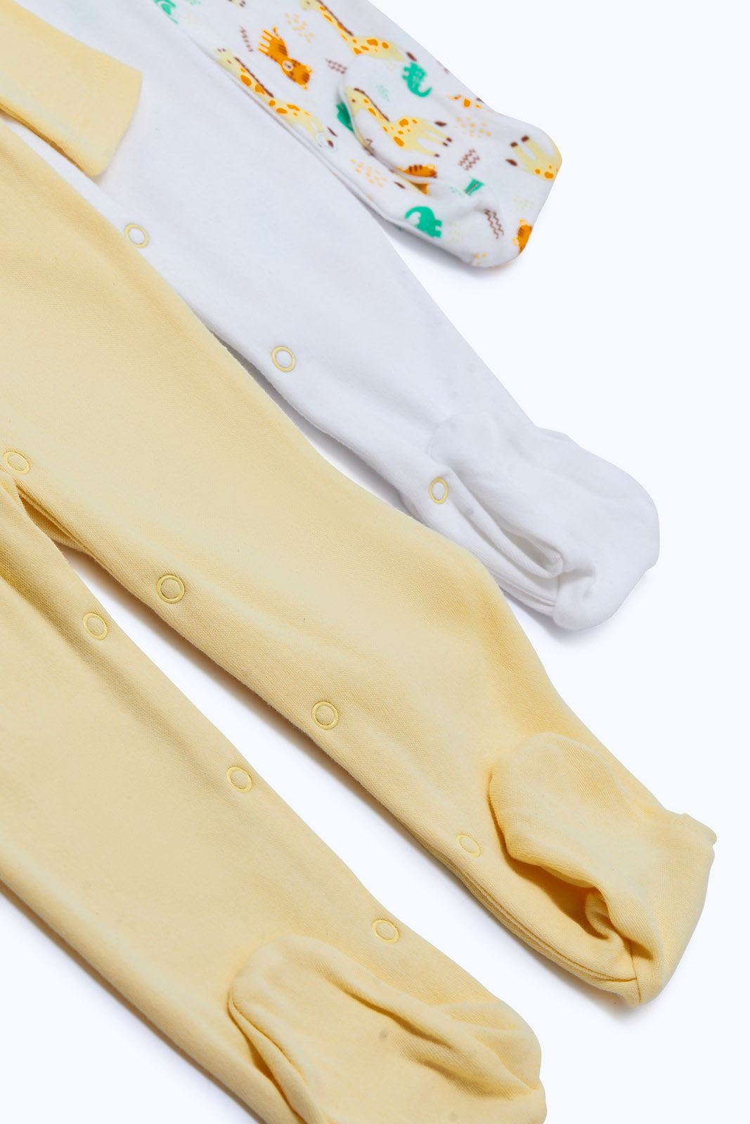 Redtag-3Pk-Sleepsuit-Neutral-Giraffe-Category:Sleepsuits,-Colour:Apricot,-Deals:New-In,-Dept:New-Born,-Filter:Baby-(0-to-12-Mths),-NBF-Sleepsuits,-New-In-NBF-APL,-Non-Sale,-S23B,-Section:Boys-(0-to-14Yrs)-Baby-0 to 12 Months