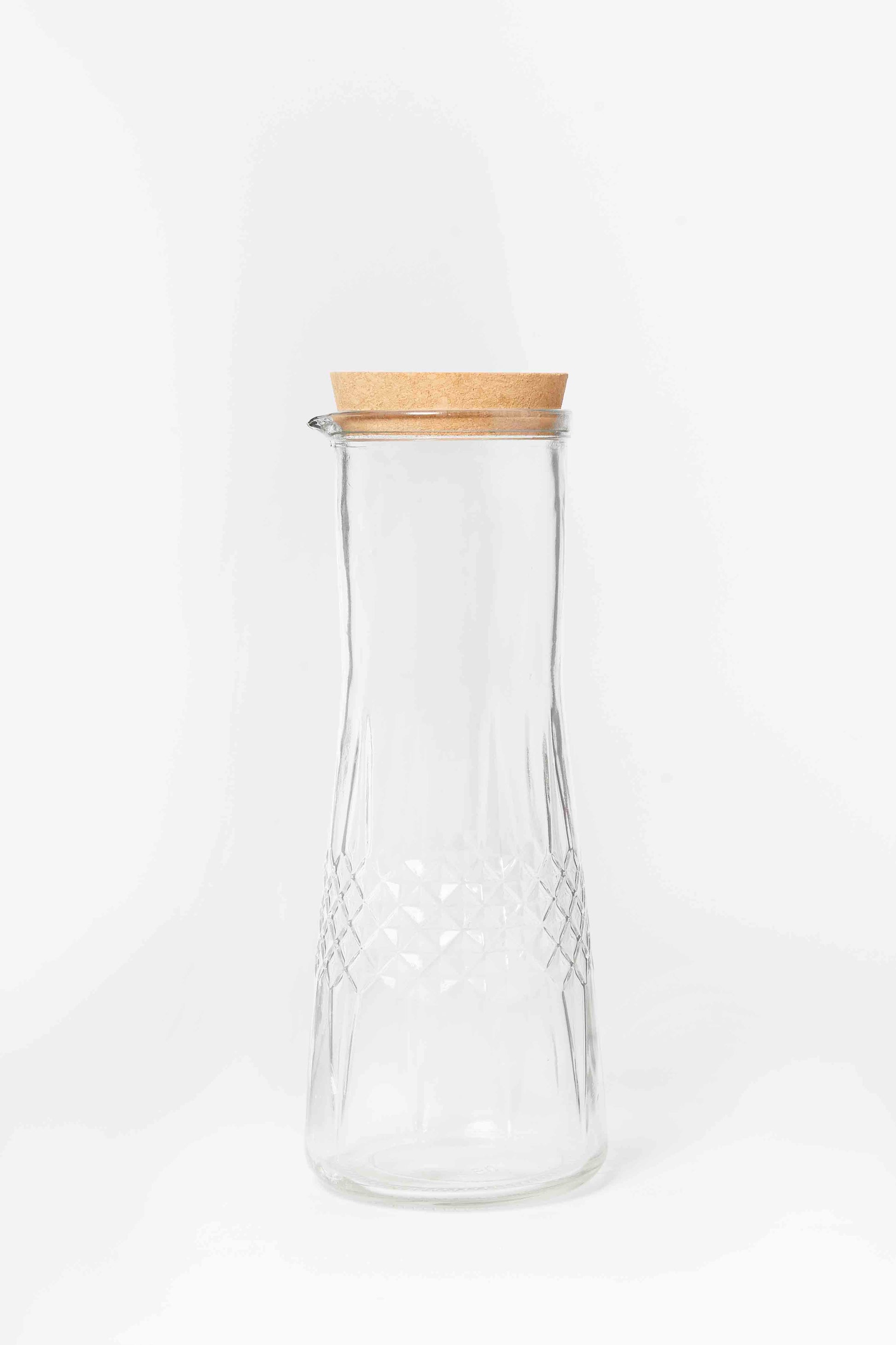 Redtag-Clear-Glass-Decanter-Category:Jugs,-Colour:White,-Deals:New-In,-Dept:Home,-Filter:Home-Dining,-HMW-DIN-Drinkware,-New-In-HMW-DIN,-Non-Sale,-S23A,-Section:Homewares-Home-Dining-