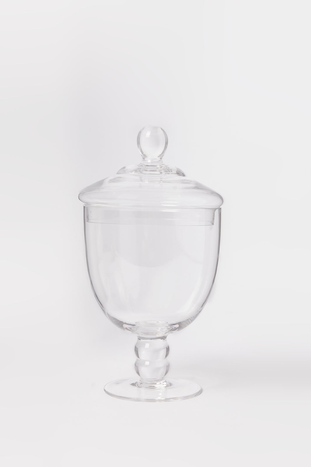 Redtag-Clear-Glass-Candy-Jar-With-Lid-Category:Canisters-And-Jars,-Colour:White,-Deals:New-In,-Dept:Home,-Filter:Home-Dining,-HMW-DIN-Storage,-New-In-HMW-DIN,-Non-Sale,-S23B,-Section:Homewares-Home-Dining-