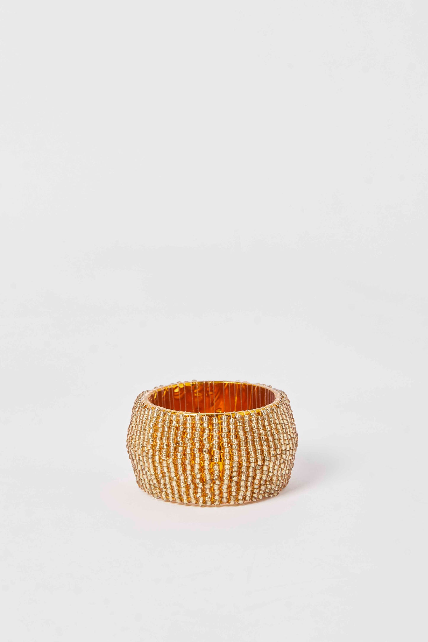Redtag-Gold-Round-Beaded-Napkin-Ring-Set-(4-Piece)-Category:Napkins-&-Tissues,-Colour:Gold,-Deals:New-In,-Dept:Home,-Filter:Home-Dining,-HMW-DIN-Kitchen-Accessories,-New-In-HMW-DIN,-Non-Sale,-S23A,-Section:Homewares-Home-Dining-
