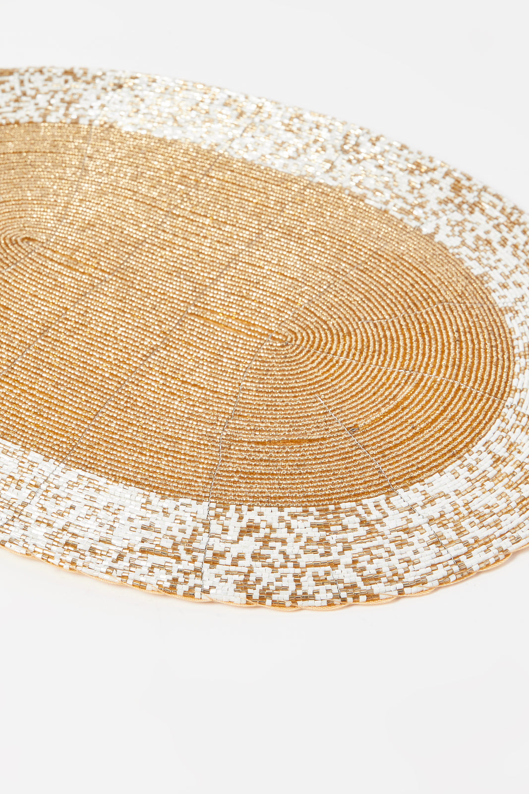 Redtag-Multicolour-Beaded-Oval-Placemat-Category:Placemats-&-Coasters,-Colour:Multicolour,-Deals:New-In,-Dept:Home,-Filter:Home-Dining,-HMW-DIN-Kitchen-Accessories,-New-In-HMW-DIN,-Non-Sale,-S23A,-Section:Homewares-Home-Dining-
