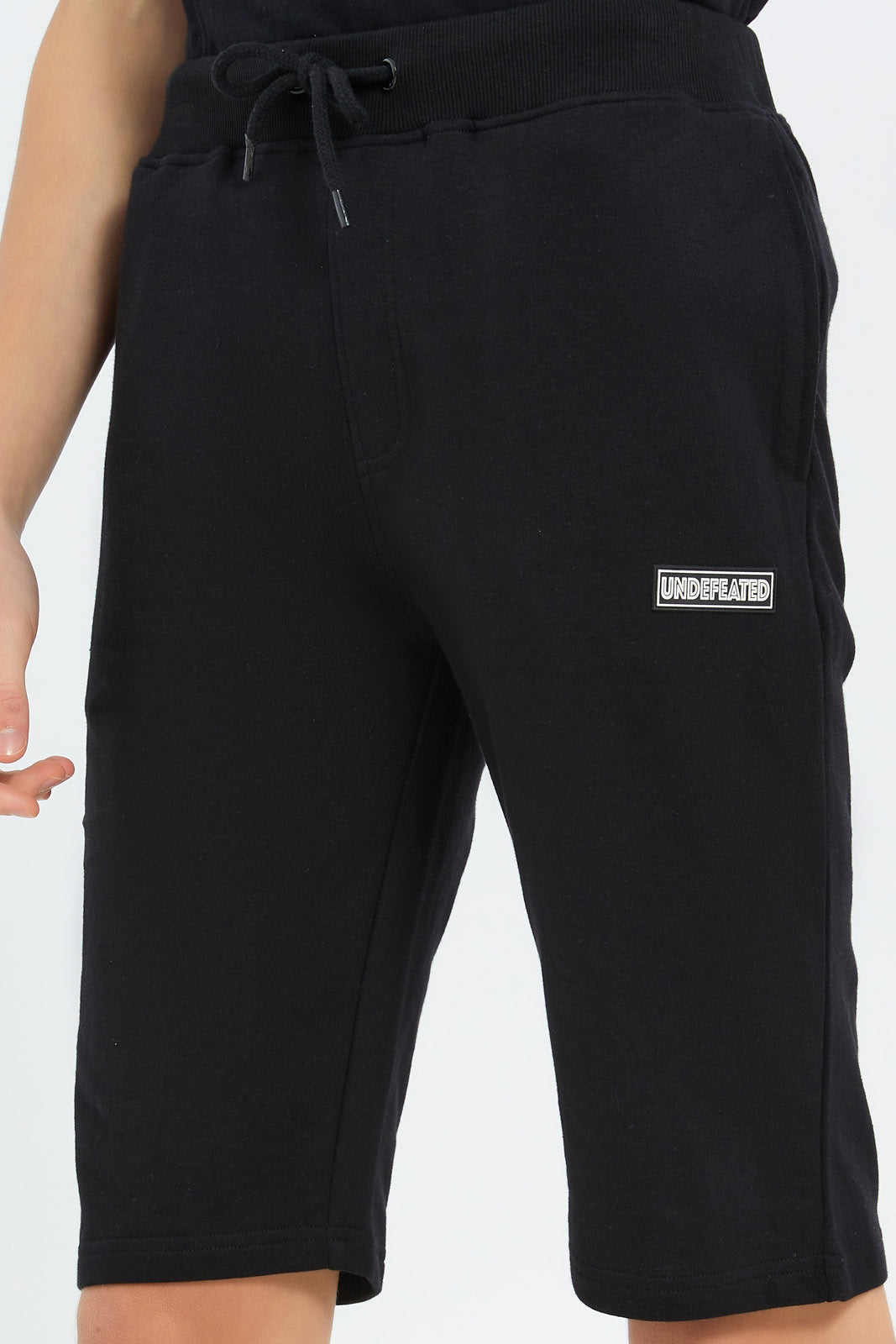 Redtag-Boys-Black-Lounge-Wear-Active-Shorts-BSR-Shorts,-Category:Shorts,-Colour:Black,-Deals:New-In,-Dept:Boys,-Filter:Senior-Boys-(8-to-14-Yrs),-New-In-BSR-APL,-Non-Sale,-S23B,-Section:Boys-(0-to-14Yrs)-Senior-Boys-9 to 14 Years