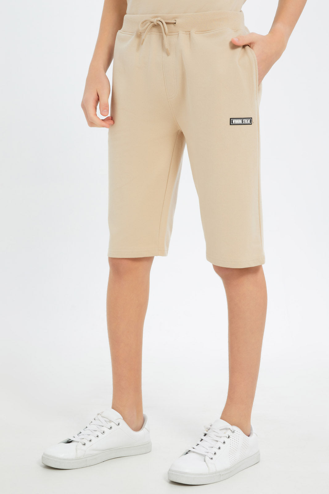 Redtag-Boys-Beige-Lounge-Wear-Active-Shorts-BSR-Shorts,-Category:Shorts,-Colour:Beige,-Deals:New-In,-Dept:Boys,-Filter:Senior-Boys-(8-to-14-Yrs),-New-In-BSR-APL,-Non-Sale,-S23B,-Section:Boys-(0-to-14Yrs)-Senior-Boys-9 to 14 Years