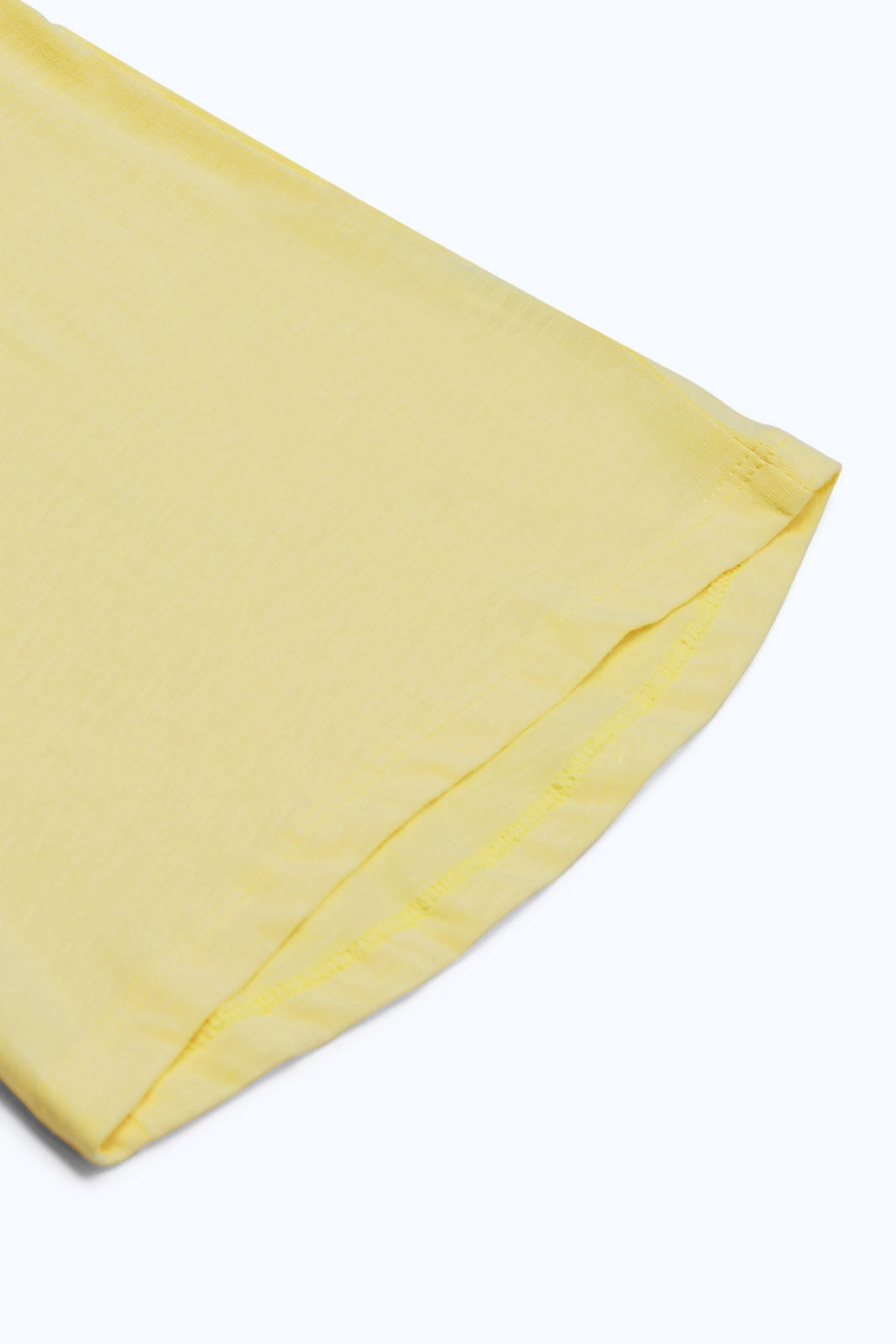 Redtag-Girls-Yellow-Slub-T-Shirt-Category:T-Shirts,-Colour:Yellow,-Deals:New-In,-Dept:Girls,-Filter:Infant-Girls-(3-to-24-Mths),-ING-T-Shirts,-New-In-ING-APL,-Non-Sale,-S23B,-Section:Girls-(0-to-14Yrs),-TBL-Infant-Girls-3 to 24 Months