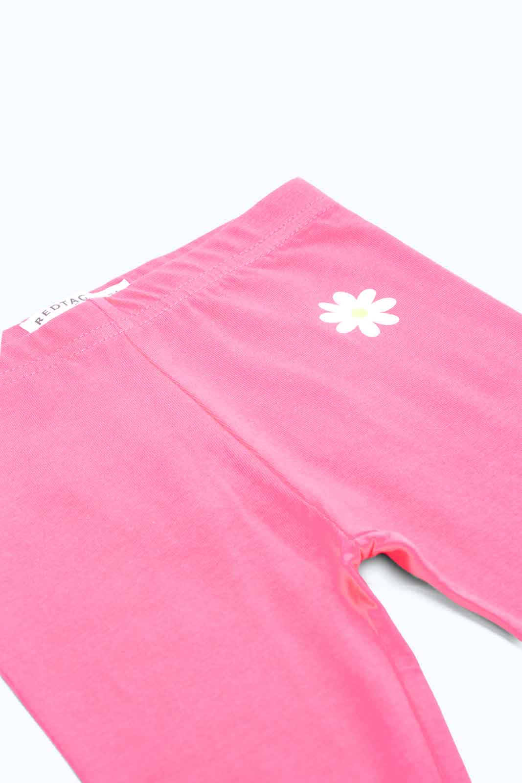 Redtag-Girls-Cotal-Solid-Leggings-Category:Leggings,-Colour:Orange,-Deals:New-In,-Dept:Girls,-Filter:Infant-Girls-(3-to-24-Mths),-ING-Leggings,-New-In-ING-APL,-Non-Sale,-S23B,-Section:Girls-(0-to-14Yrs),-TBL-Infant-Girls-3 to 24 Months