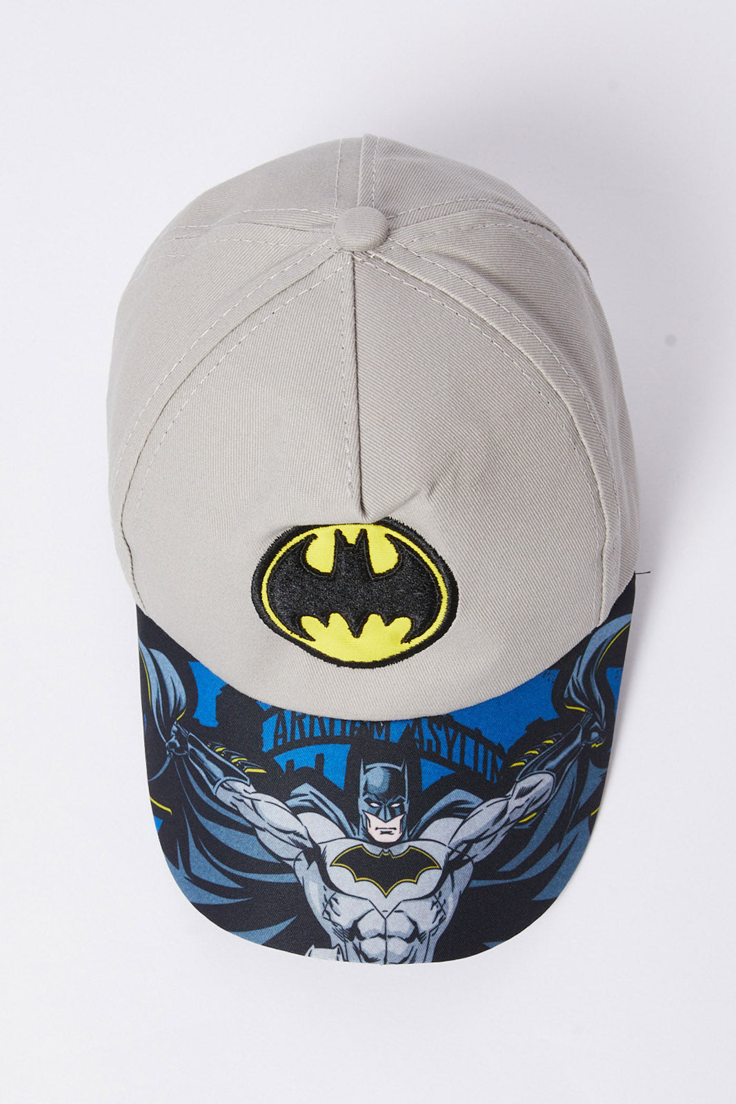 Redtag-Grey-And-Black-Batman-Cap-BOY-Caps-&-Hats,-Category:Caps-&-Hats,-Colour:Assorted,-Deals:New-In,-Dept:Boys,-Filter:Boys-Accessories,-New-In,-New-In-BOY-ACC,-Non-Sale,-S23A,-Section:Boys-(0-to-14Yrs)-Boys-