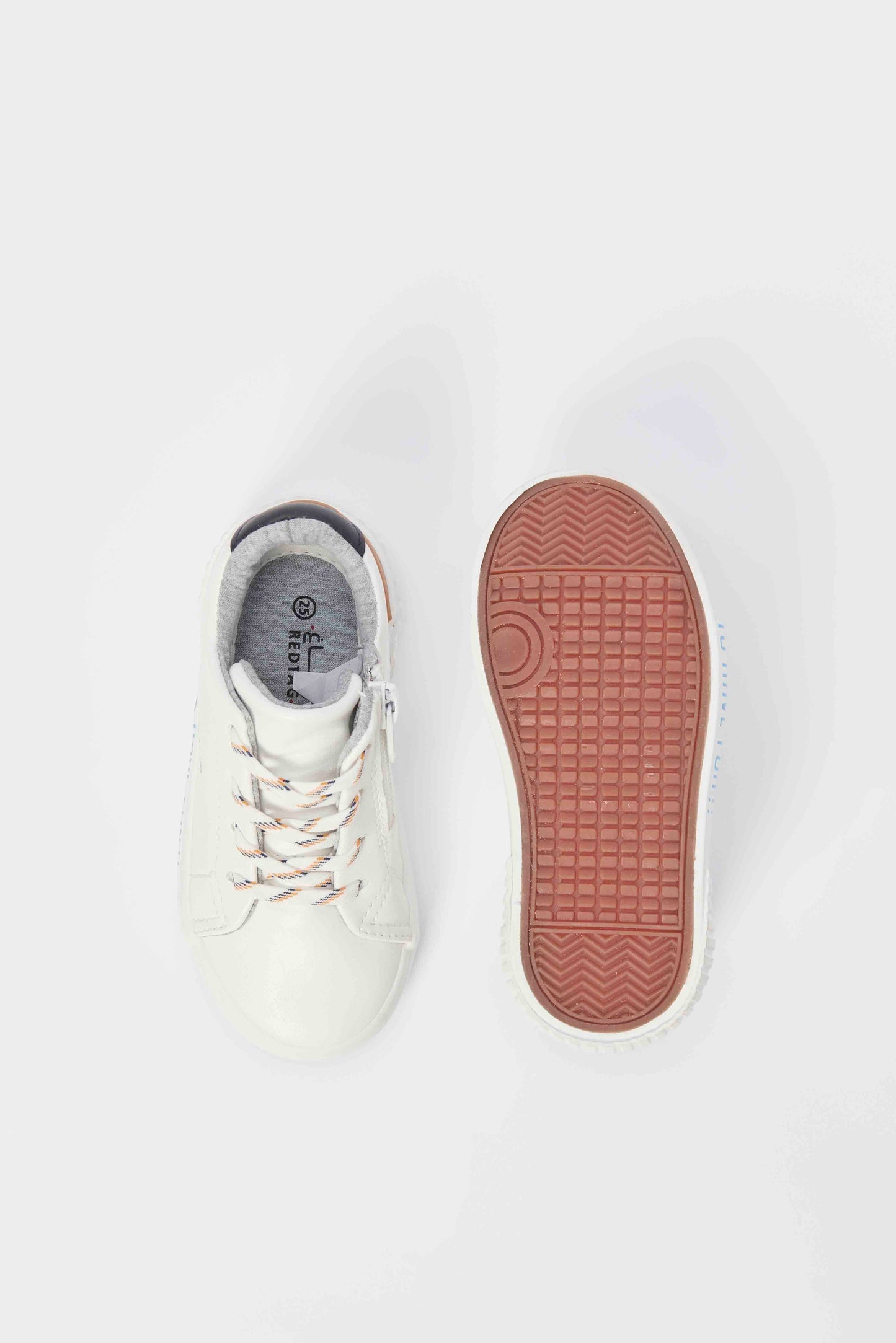 Redtag-White-Lace-Up-Sneaker
(Repeat-Style)-Category:Shoes,-Colour:White,-Deals:New-In,-Filter:Boys-Footwear-(1-to-3-Yrs),-INB-Sandals,-N/A,-New-In-INB-FOO,-Non-Sale,-S23A,-Section:Boys-(0-to-14Yrs)-Infant-Boys-1 to 3 Years