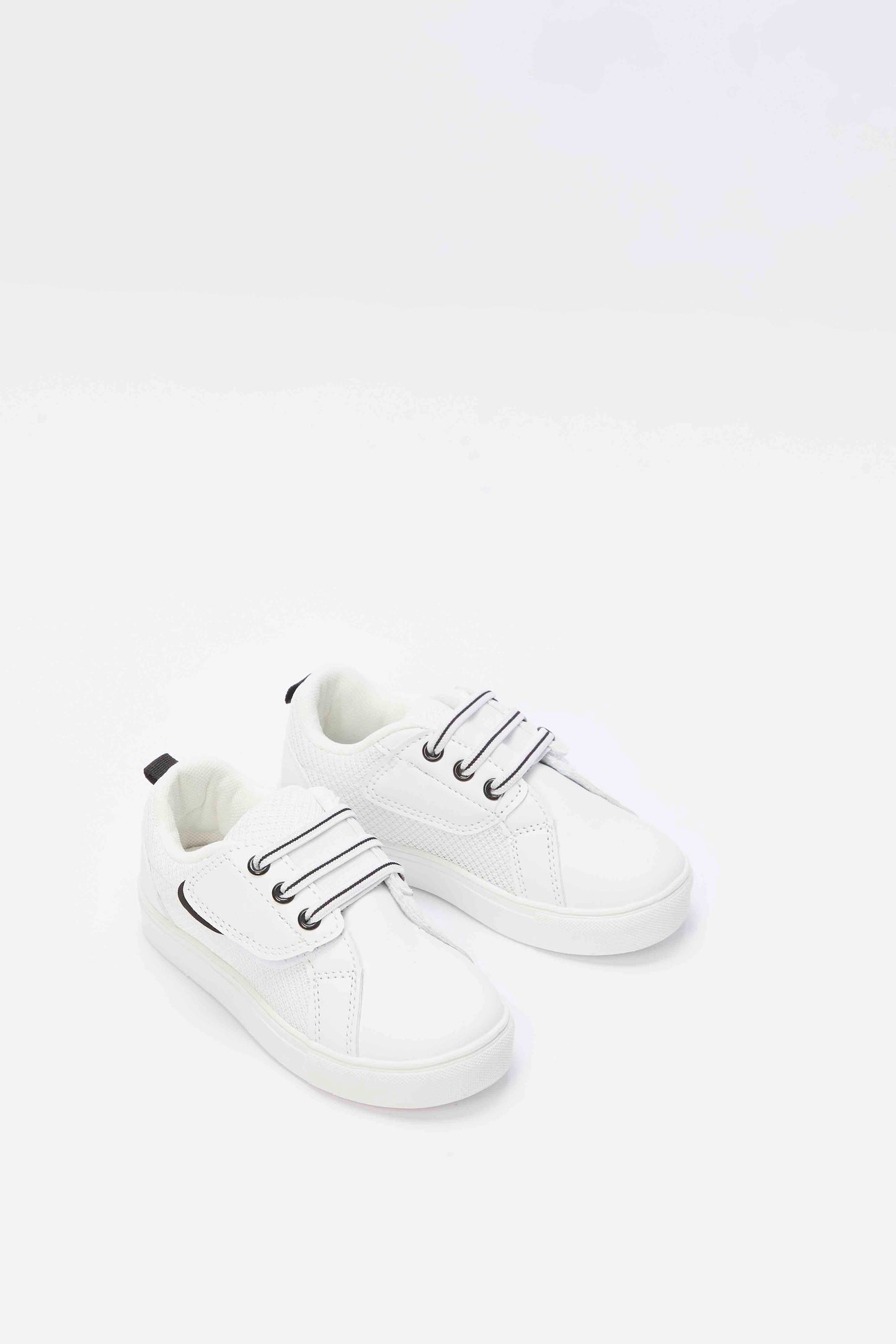 Redtag-White-Velcro-Strap-Sneaker
(Repeat-Style)-Category:Shoes,-Colour:White,-Deals:New-In,-Filter:Boys-Footwear-(1-to-3-Yrs),-INB-Sandals,-N/A,-New-In-INB-FOO,-Non-Sale,-S23A,-Section:Boys-(0-to-14Yrs)-Infant-Boys-1 to 3 Years