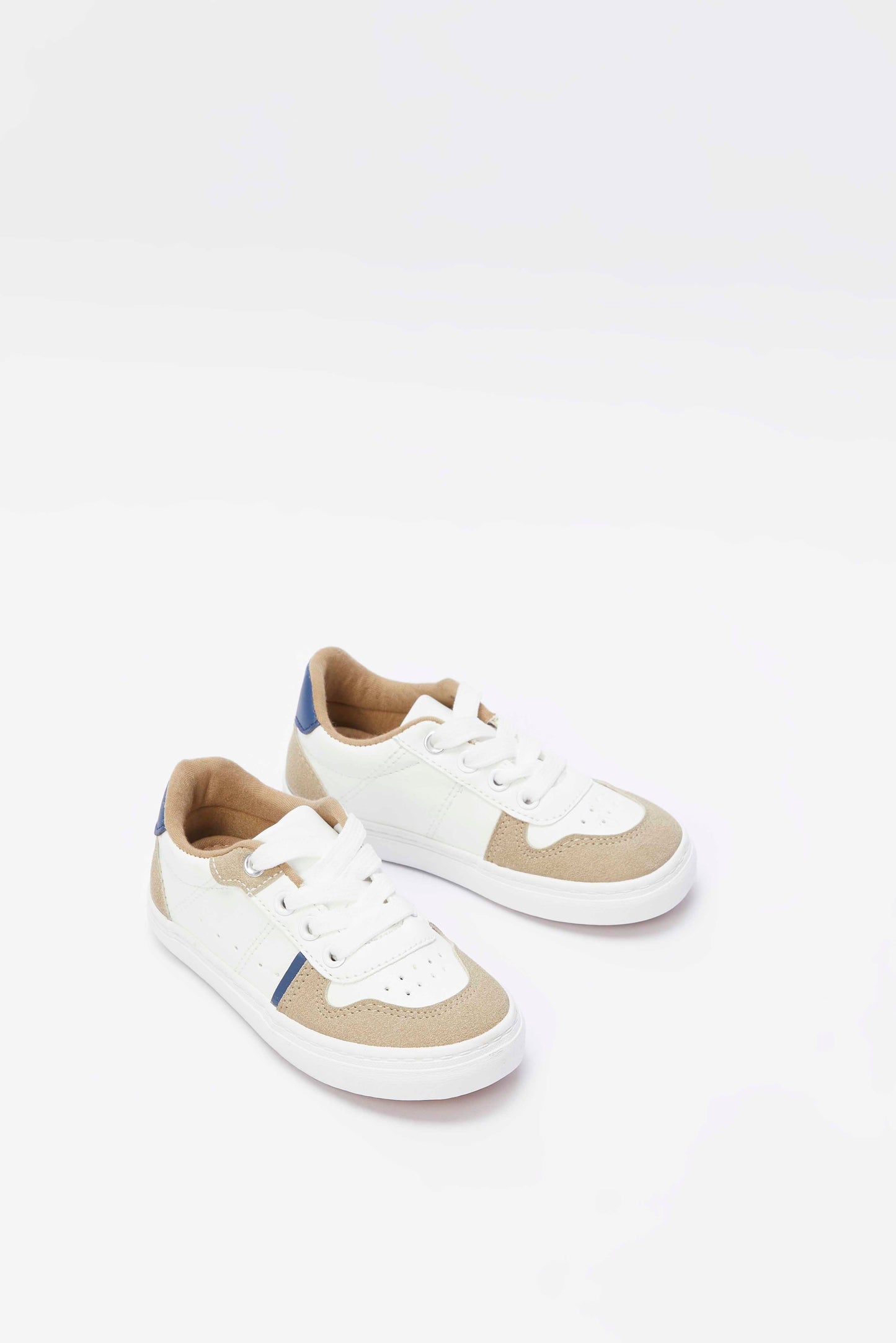 Redtag-Beige-Lace-Up-Sneaker-Category:Shoes,-Colour:Beige,-Deals:New-In,-Filter:Boys-Footwear-(1-to-3-Yrs),-INB-Sandals,-N/A,-New-In-INB-FOO,-Non-Sale,-S23A,-Section:Boys-(0-to-14Yrs)-Infant-Boys-1 to 3 Years
