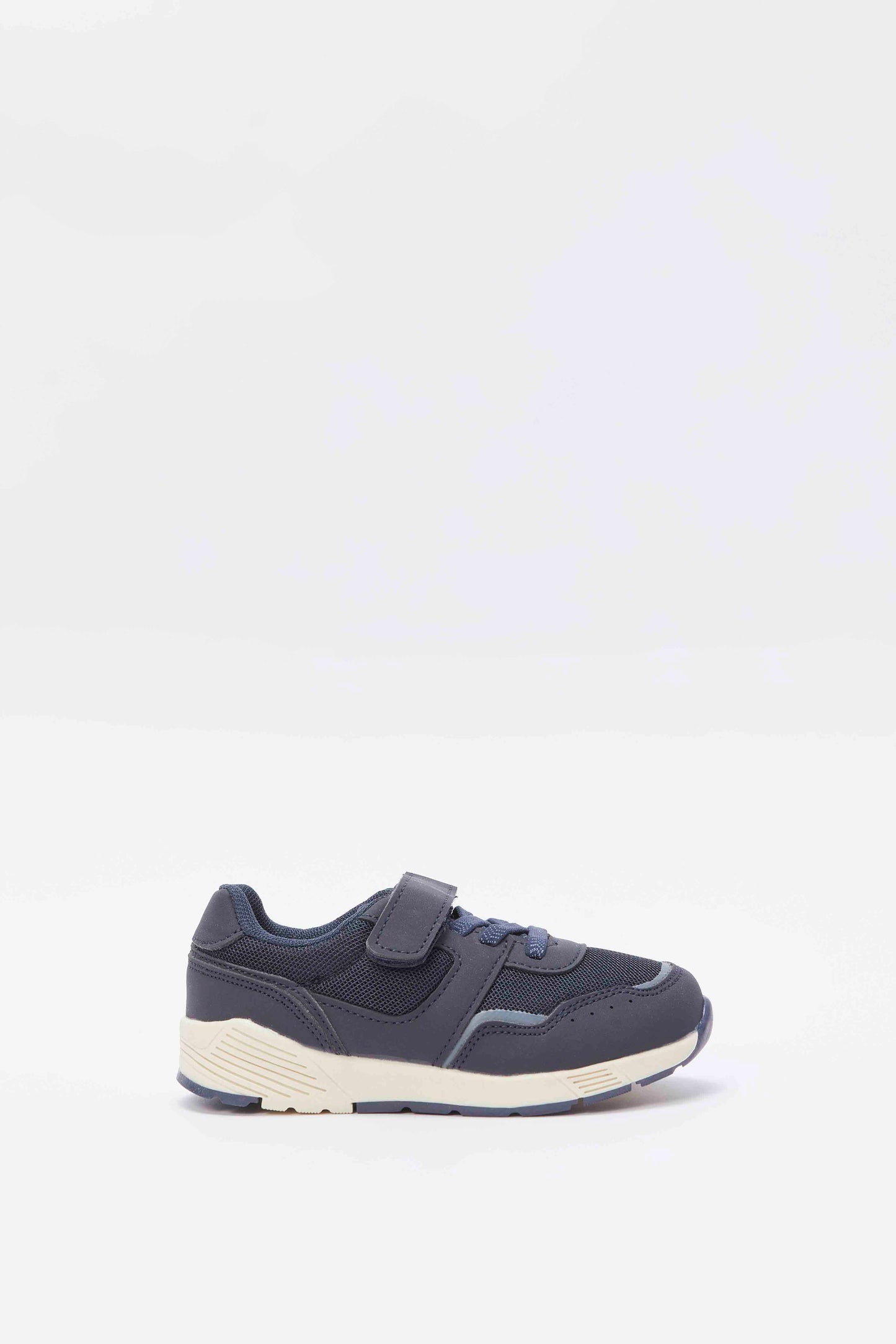 Redtag-Navy-Velcro-Strap-Sneaker-Category:Shoes,-Colour:Navy,-Deals:New-In,-Filter:Boys-Footwear-(1-to-3-Yrs),-INB-Sandals,-N/A,-New-In-INB-FOO,-Non-Sale,-S23A,-Section:Boys-(0-to-14Yrs)-Infant-Boys-1 to 3 Years