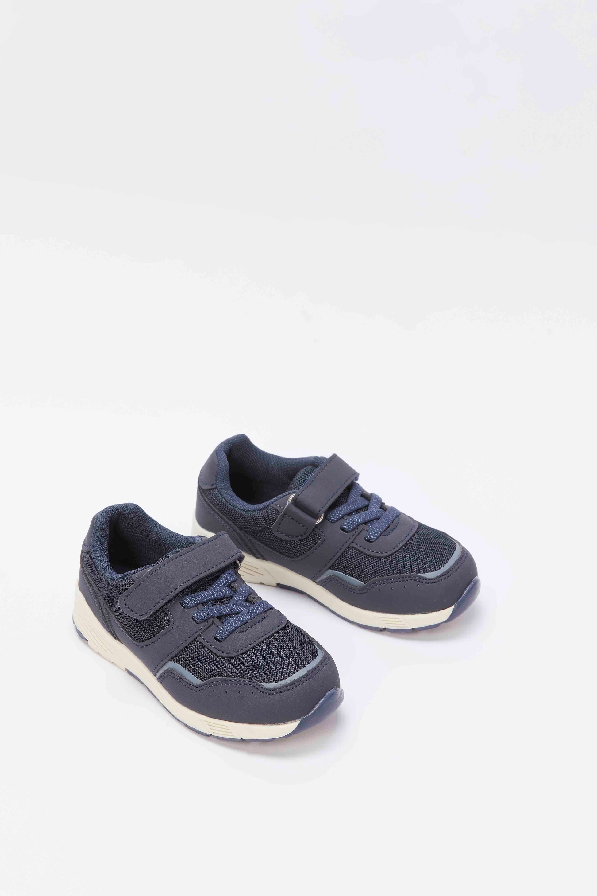 Redtag-Navy-Velcro-Strap-Sneaker-Category:Shoes,-Colour:Navy,-Deals:New-In,-Filter:Boys-Footwear-(1-to-3-Yrs),-INB-Sandals,-N/A,-New-In-INB-FOO,-Non-Sale,-S23A,-Section:Boys-(0-to-14Yrs)-Infant-Boys-1 to 3 Years
