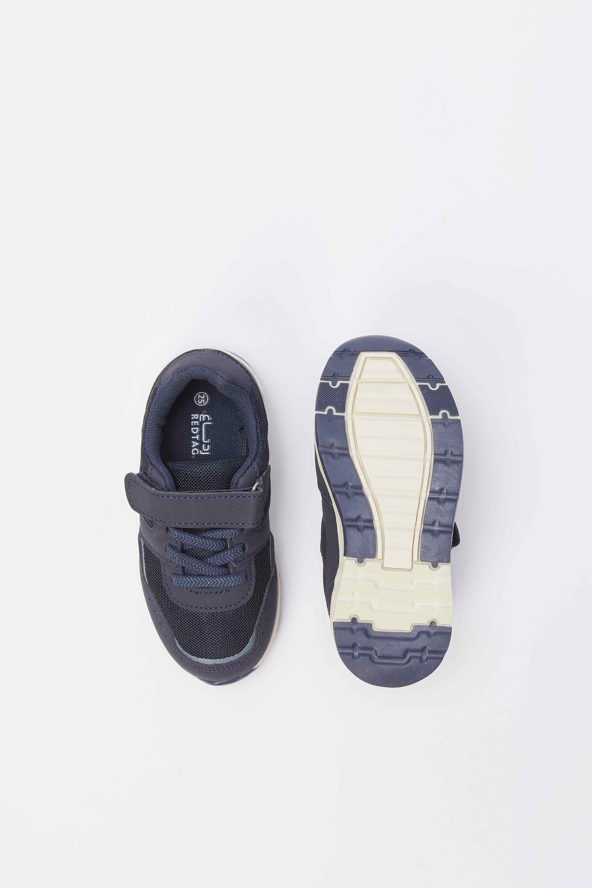 Redtag-Navy-Velcro-Strap-Sneaker-Category:Shoes,-Colour:Navy,-Deals:New-In,-Filter:Boys-Footwear-(1-to-3-Yrs),-INB-Sandals,-N/A,-New-In-INB-FOO,-Non-Sale,-S23A,-Section:Boys-(0-to-14Yrs)-Infant-Boys-1 to 3 Years