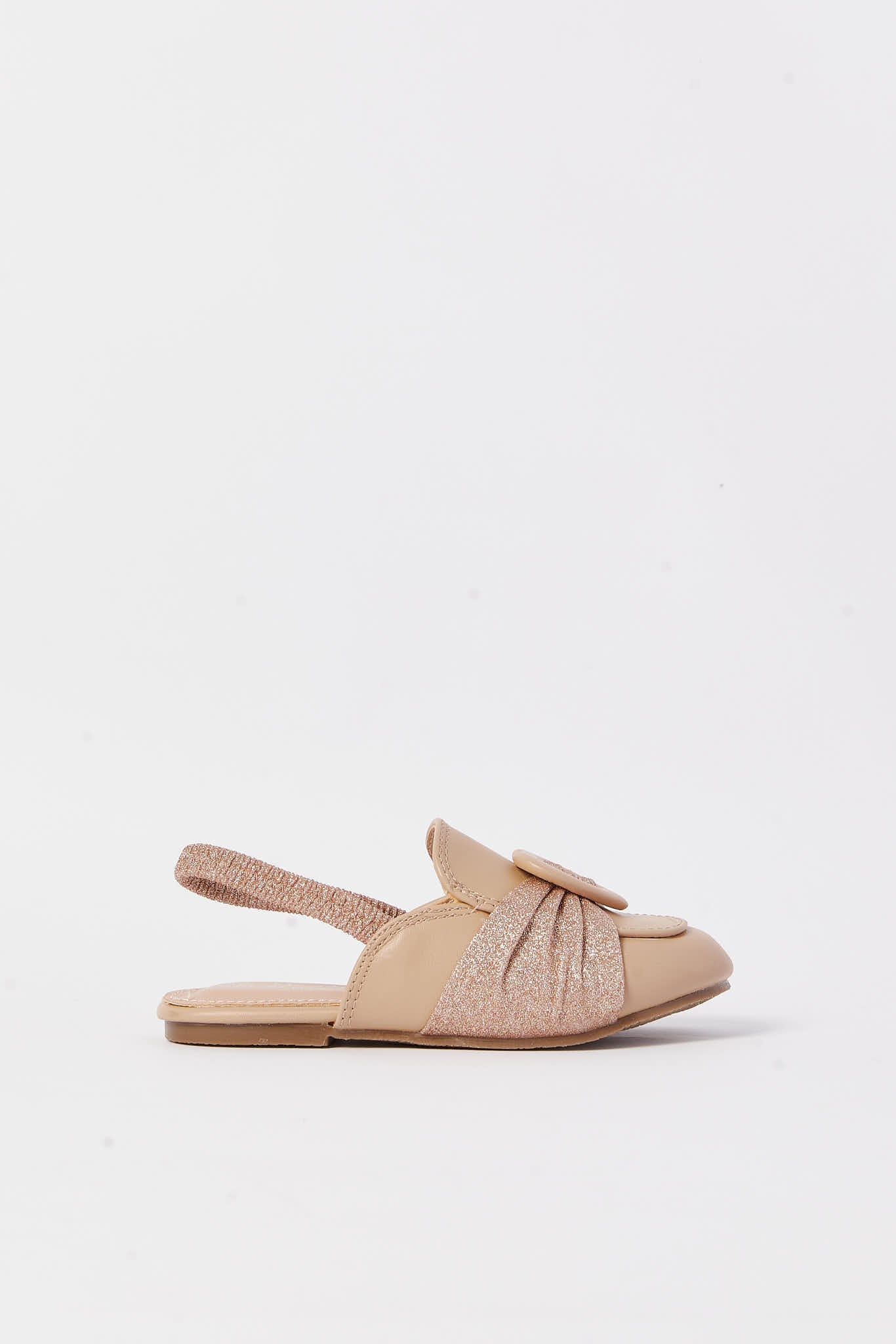 Redtag-Beige-Heart-Trim-Mule-Category:Shoes,-Colour:Beige,-Deals:New-In,-Filter:Girls-Footwear-(1-to-3-Yrs),-ING-Shoes,-N/A,-New-In-ING-FOO,-Non-Sale,-S23A,-Section:Girls-(0-to-14Yrs)-Infant-Girls-1 to 3 Years