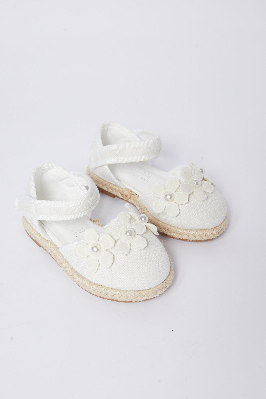 Redtag-White-Floral-Espadrille-Category:Shoes,-Colour:White,-Deals:New-In,-Filter:Girls-Footwear-(1-to-3-Yrs),-ING-Shoes,-N/A,-New-In-ING-FOO,-Non-Sale,-S23A,-Section:Girls-(0-to-14Yrs)-Infant-Girls-1 to 3 Years