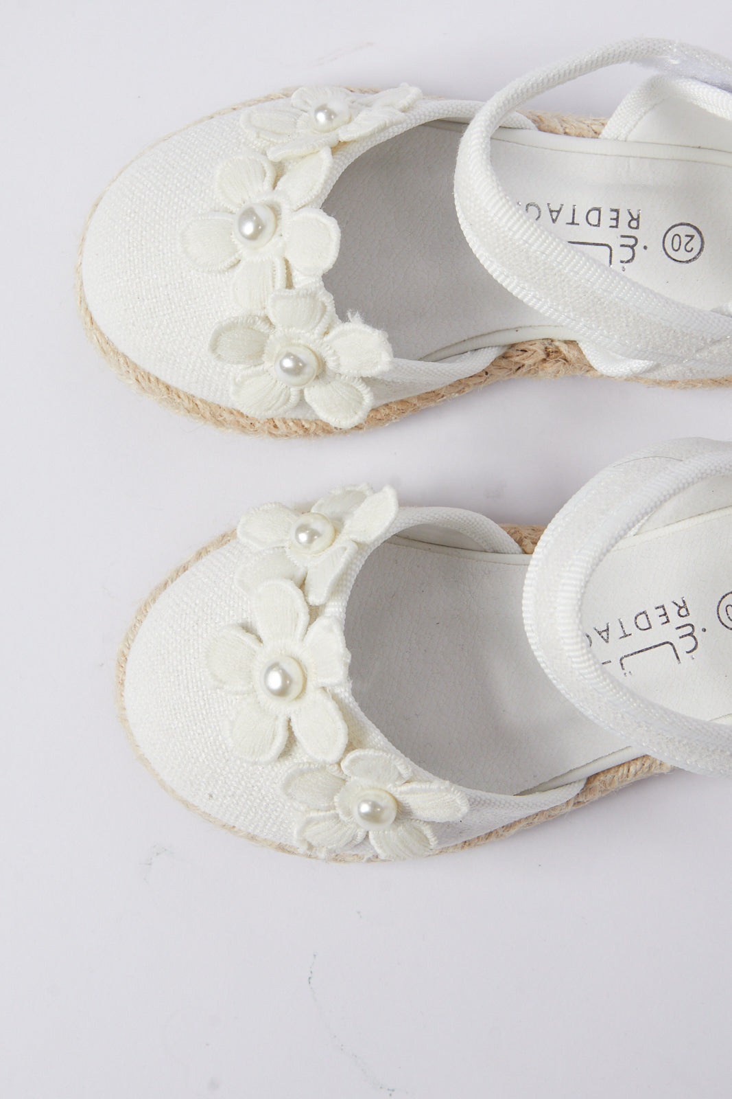 Redtag-White-Floral-Espadrille-Category:Shoes,-Colour:White,-Deals:New-In,-Filter:Girls-Footwear-(1-to-3-Yrs),-ING-Shoes,-N/A,-New-In-ING-FOO,-Non-Sale,-S23A,-Section:Girls-(0-to-14Yrs)-Infant-Girls-1 to 3 Years