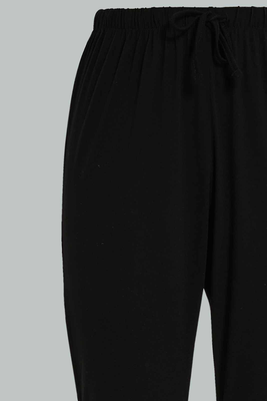 Redtag-Women-Black-Color-Long-Sleeves-Pajama-Set-Category:Pyjama-Sets,-Colour:Black,-Deals:New-In,-Dept:Ladieswear,-Filter:Women's-Clothing,-New-In-Women-APL,-Non-Sale,-Section:Women,-W22B,-Women-Pyjama-Sets--