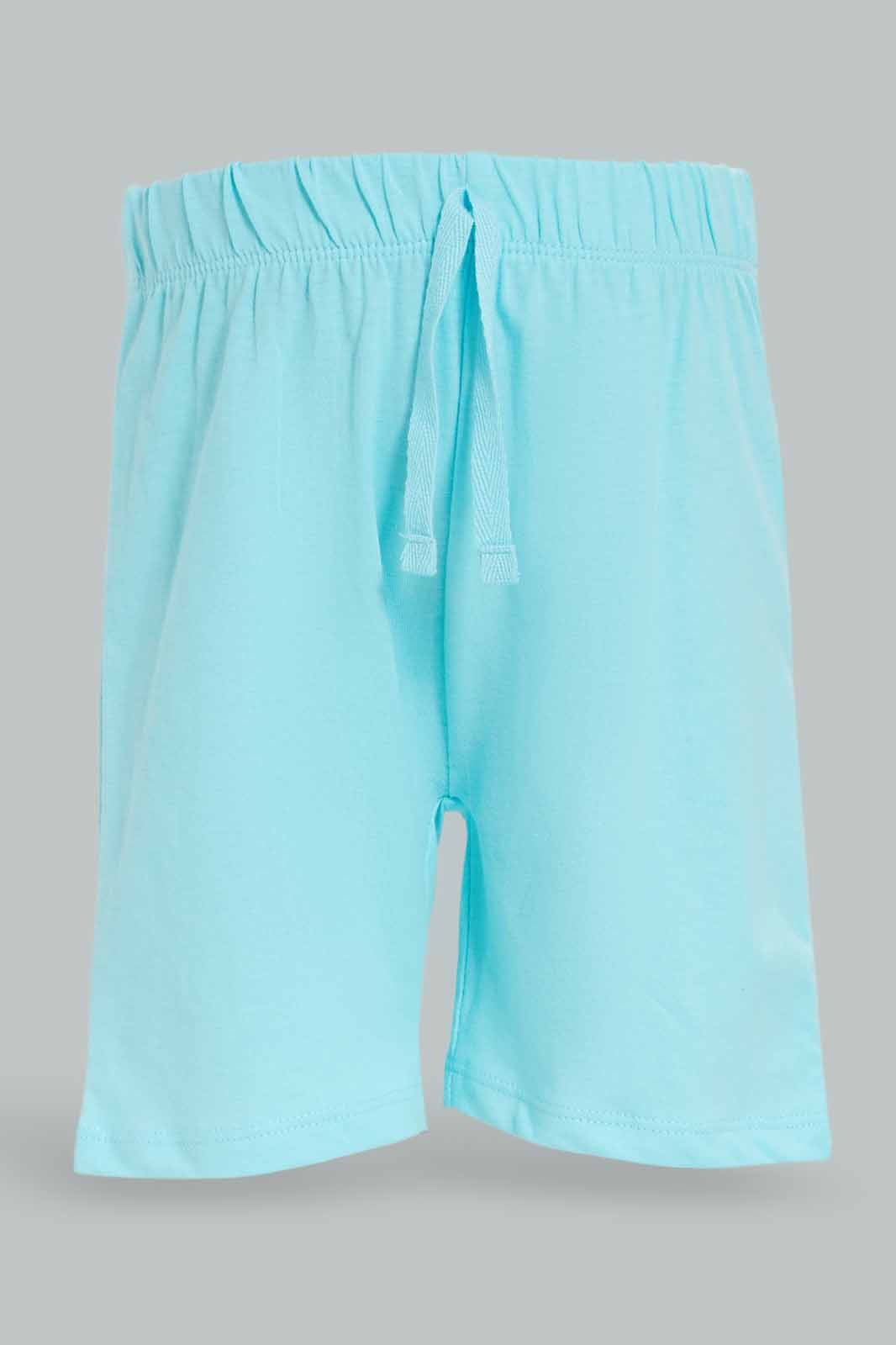 Redtag-Boys-White-And-Blue-Tiger-Printed-4-Pack-Pj-Set-With-Short-Slv-Tee-And-Shorts-Category:Pyjama-Sets,-Colour:White,-Deals:New-In,-Dept:Boys,-Filter:Infant-Boys-(3-to-24-Mths),-INB-Pyjama-Sets,-New-In-INB-APL,-Non-Sale,-S23A,-Section:Boys-(0-to-14Yrs)-Infant-Boys-3 to 24 Months