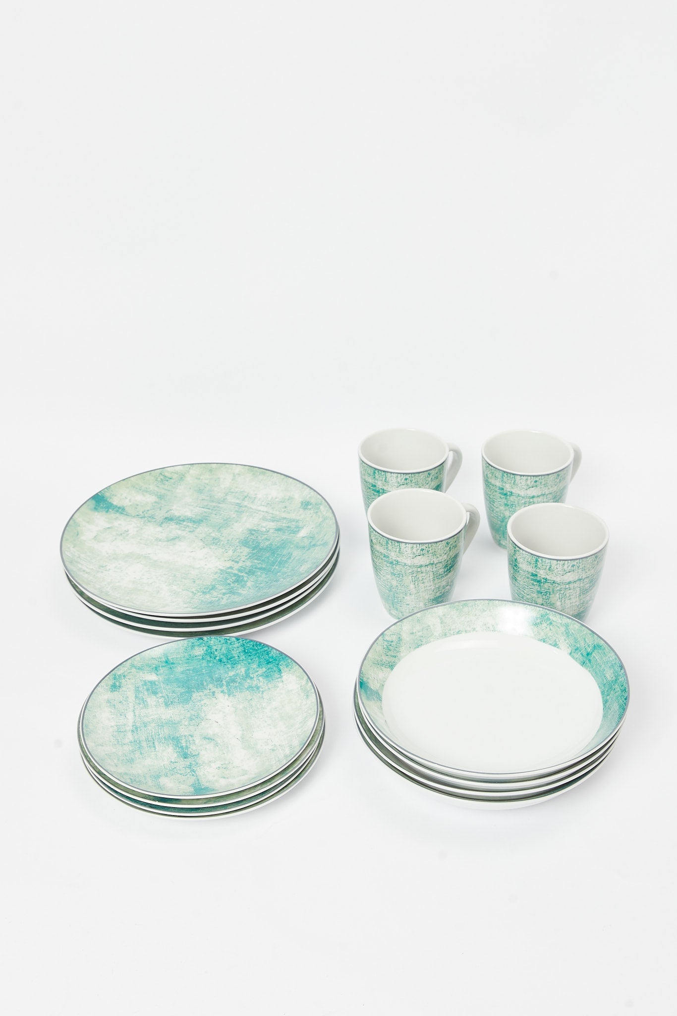 Redtag-Assorted-Marable-Coupe-Dinner-Set(16-Piece)-Category:Dinner-Sets,-Colour:Assorted,-Deals:New-In,-Dept:Home,-Filter:Home-Dining,-HMW-DIN-Crockery,-New-In-HMW-DIN,-Non-Sale,-S23A,-S23B,-Section:Homewares-Home-Dining-